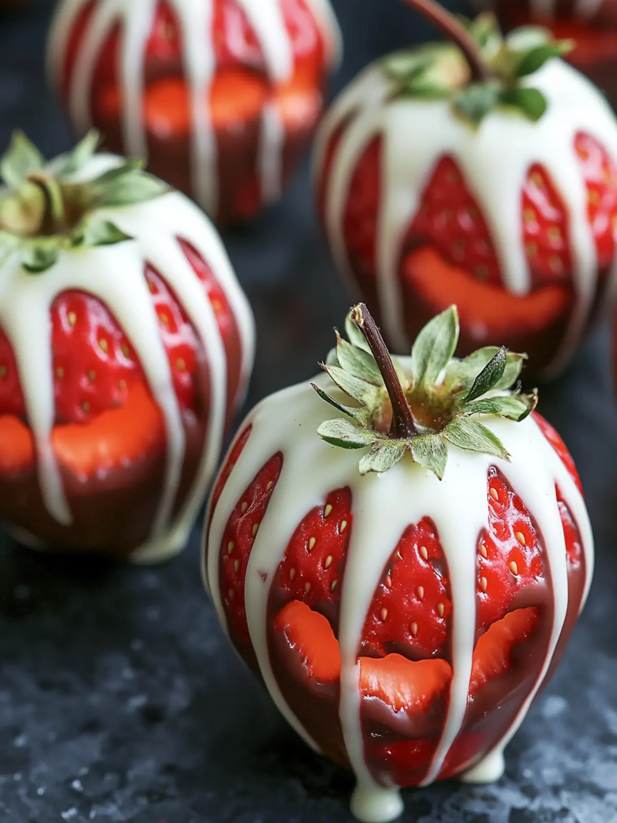 Halloween Chocolate Covered Strawberries