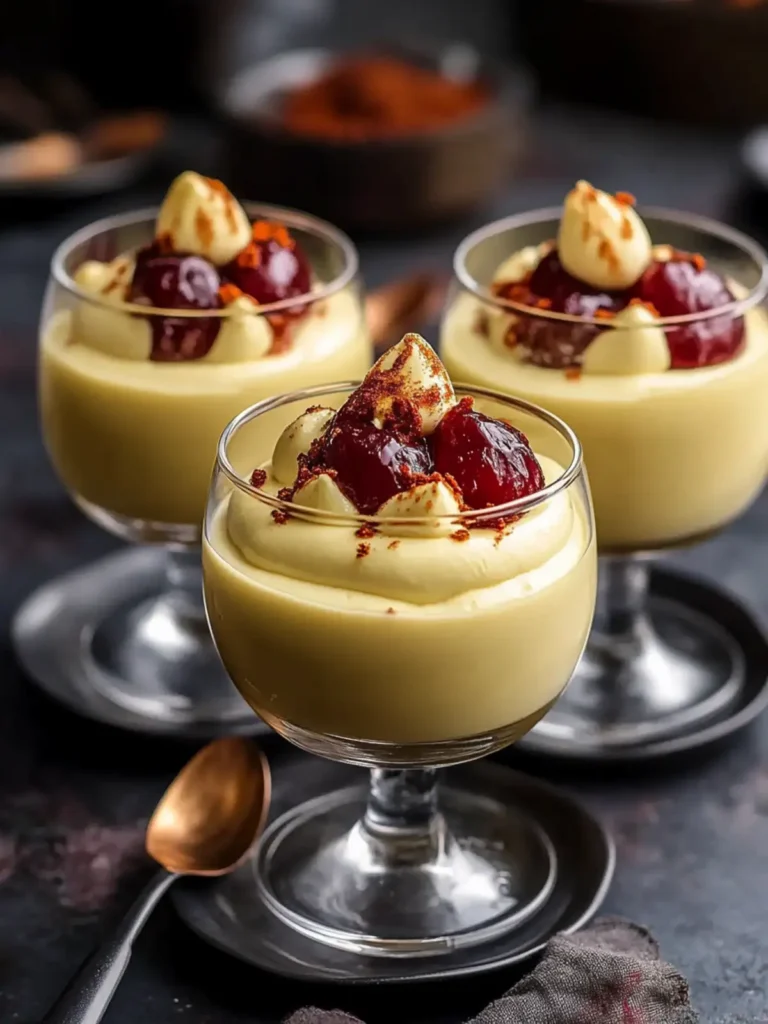 Gulab Jamun Thandai Mousse