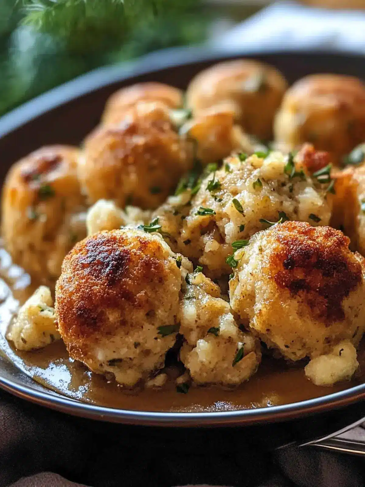Turkey stuffing Balls