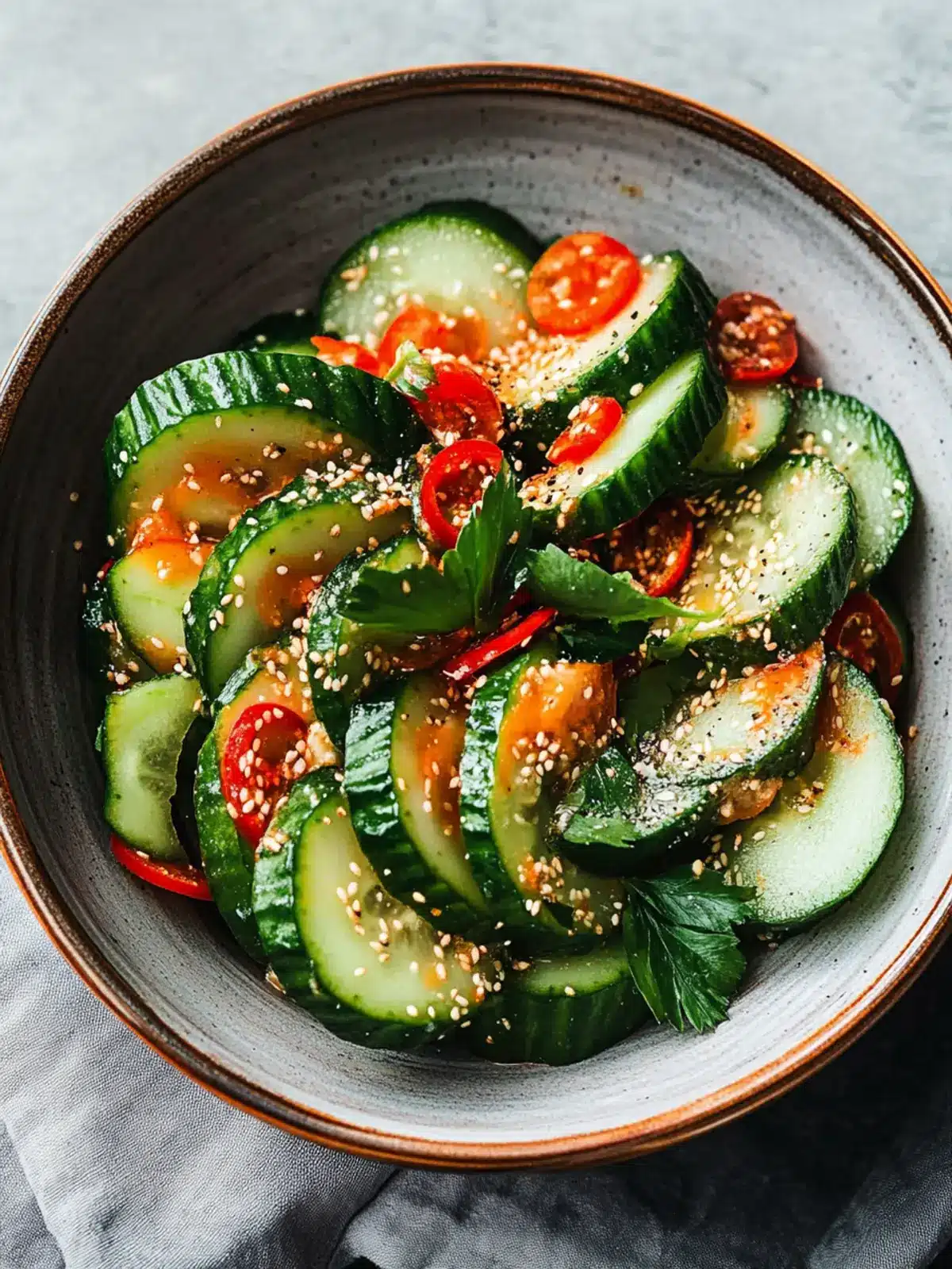 Spicy Cucumber Salad