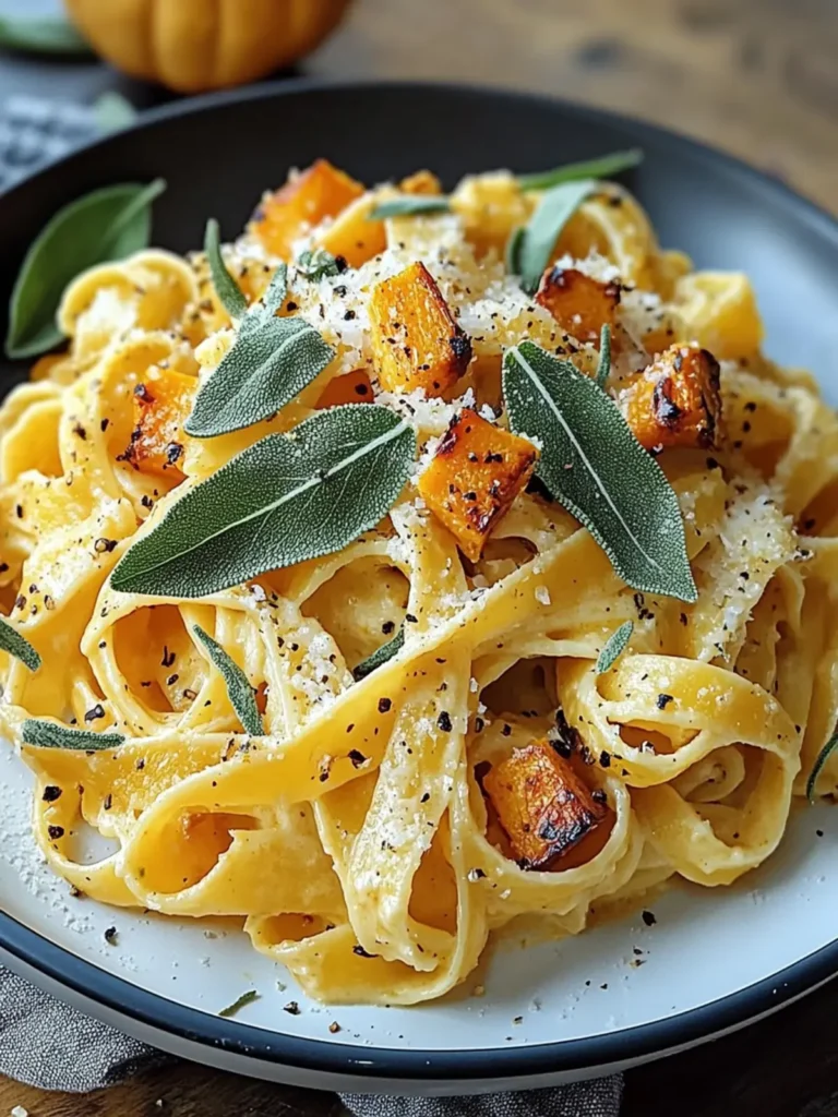 Savory Butternut Squash & Sage Pasta
