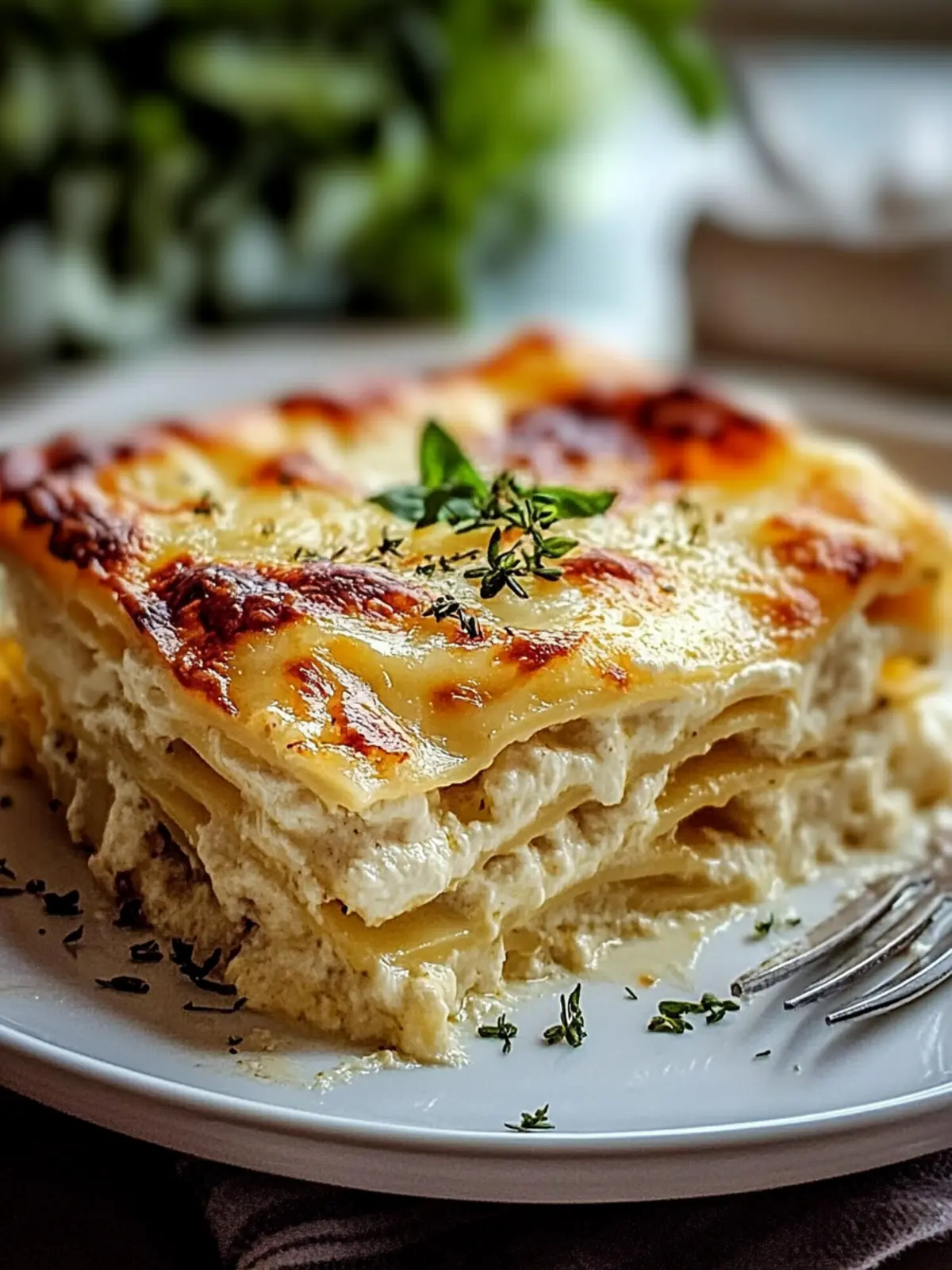 Creamy White Lasagna Delight