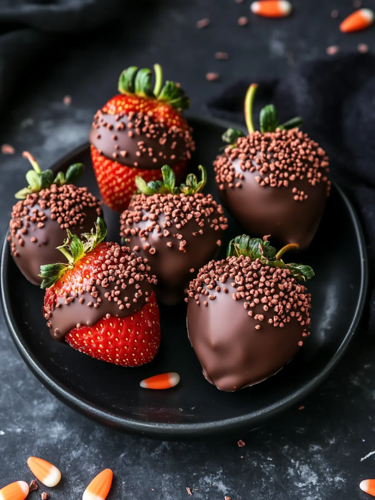 Halloween Chocolate Covered Strawberries