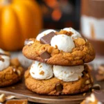 Pumpkin S’mores Cookies