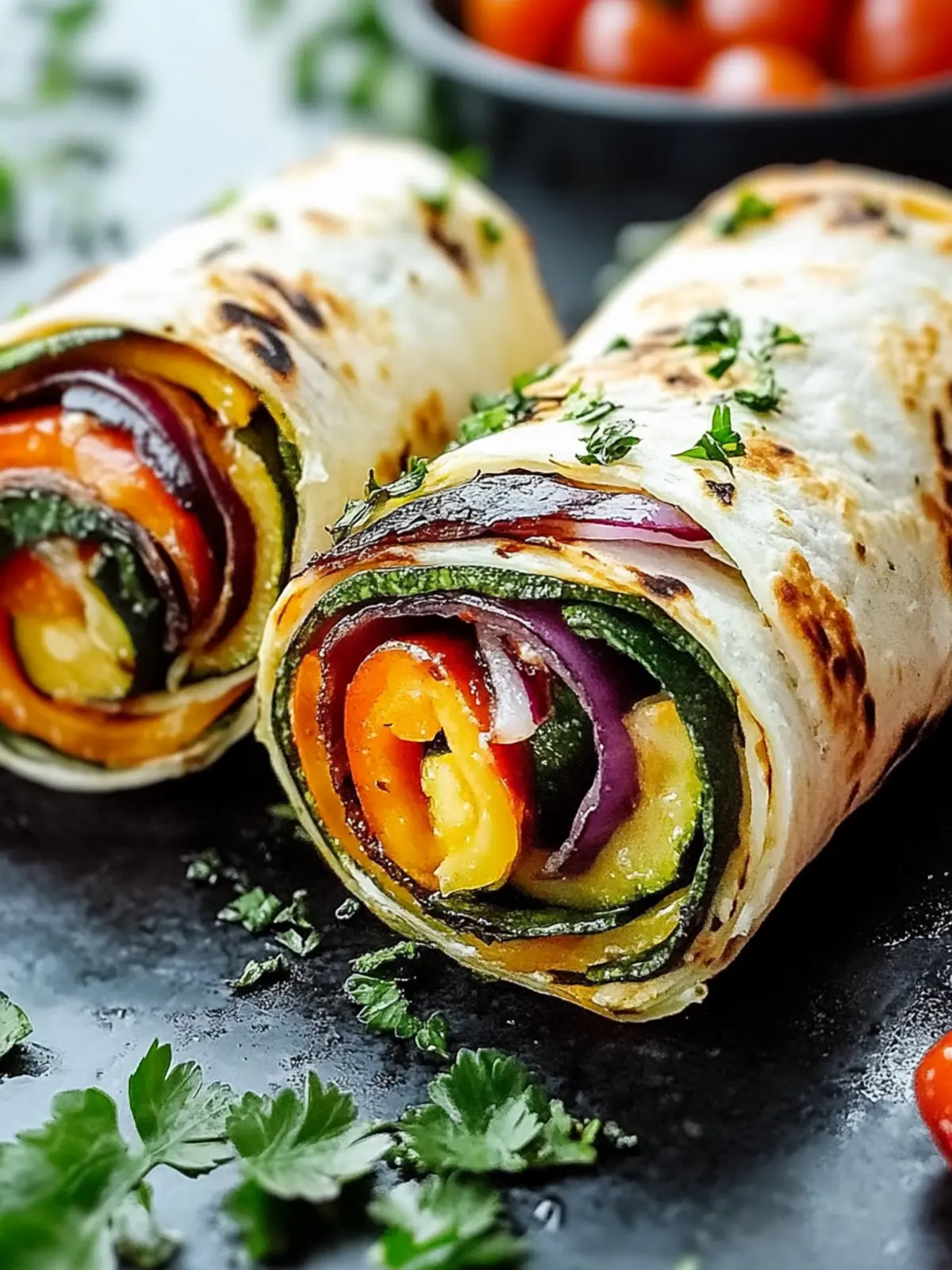 Grilled Vegetable Wrap