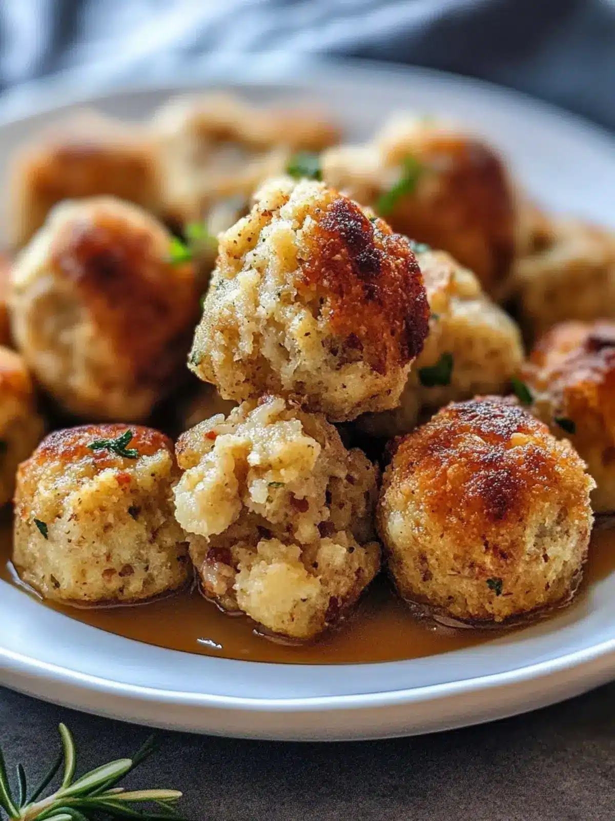 Turkey stuffing Balls