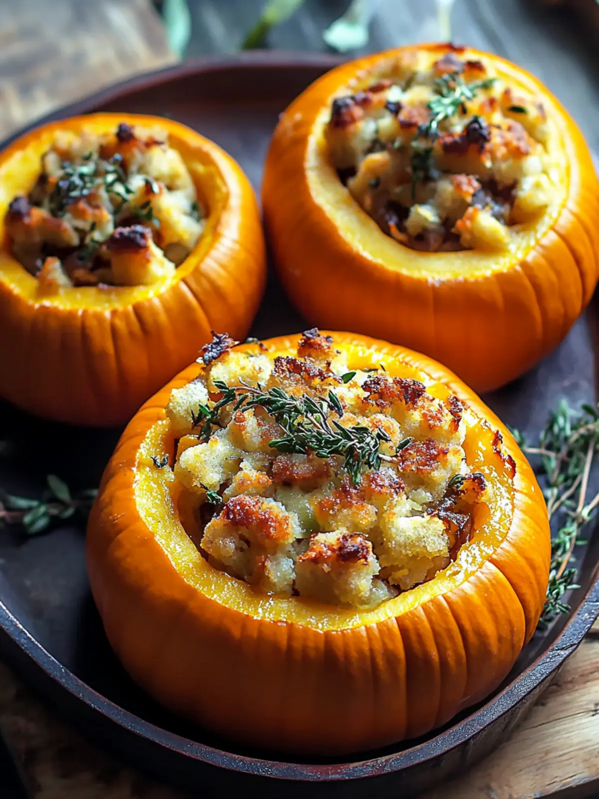 Savory Stuffed Pumpkins