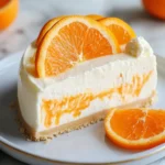 No-Bake Orange Creamsicle Cheesecake
