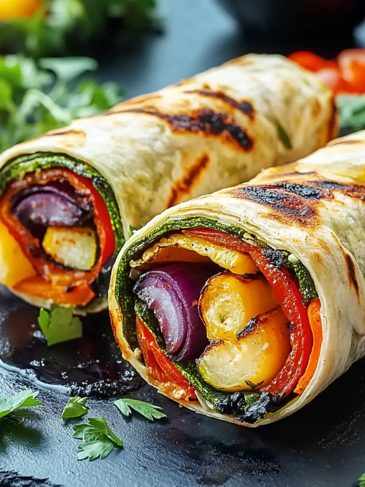 Grilled Vegetable Wrap