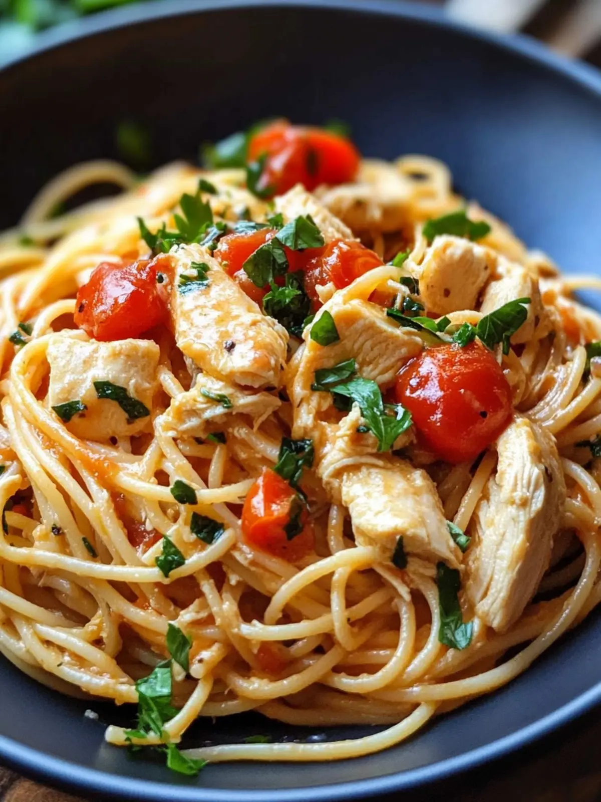 Easy Chicken Spaghetti