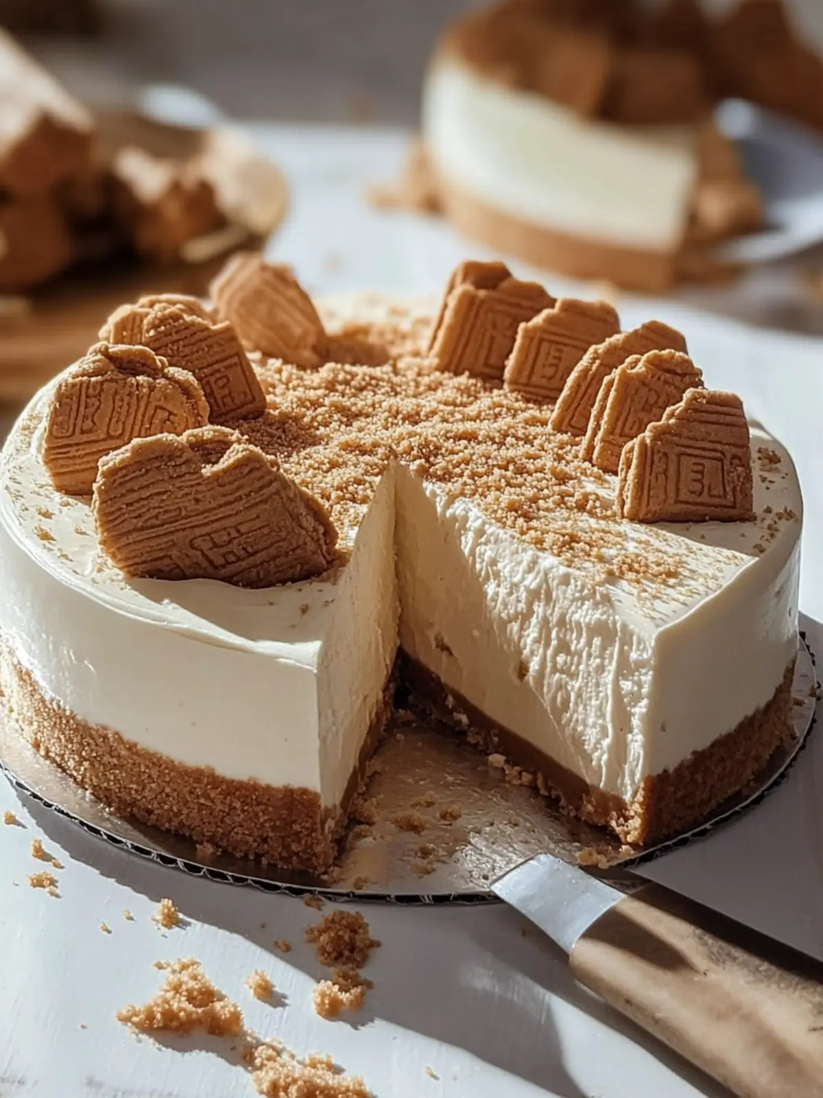 No-bake Biscoff Cheesecake