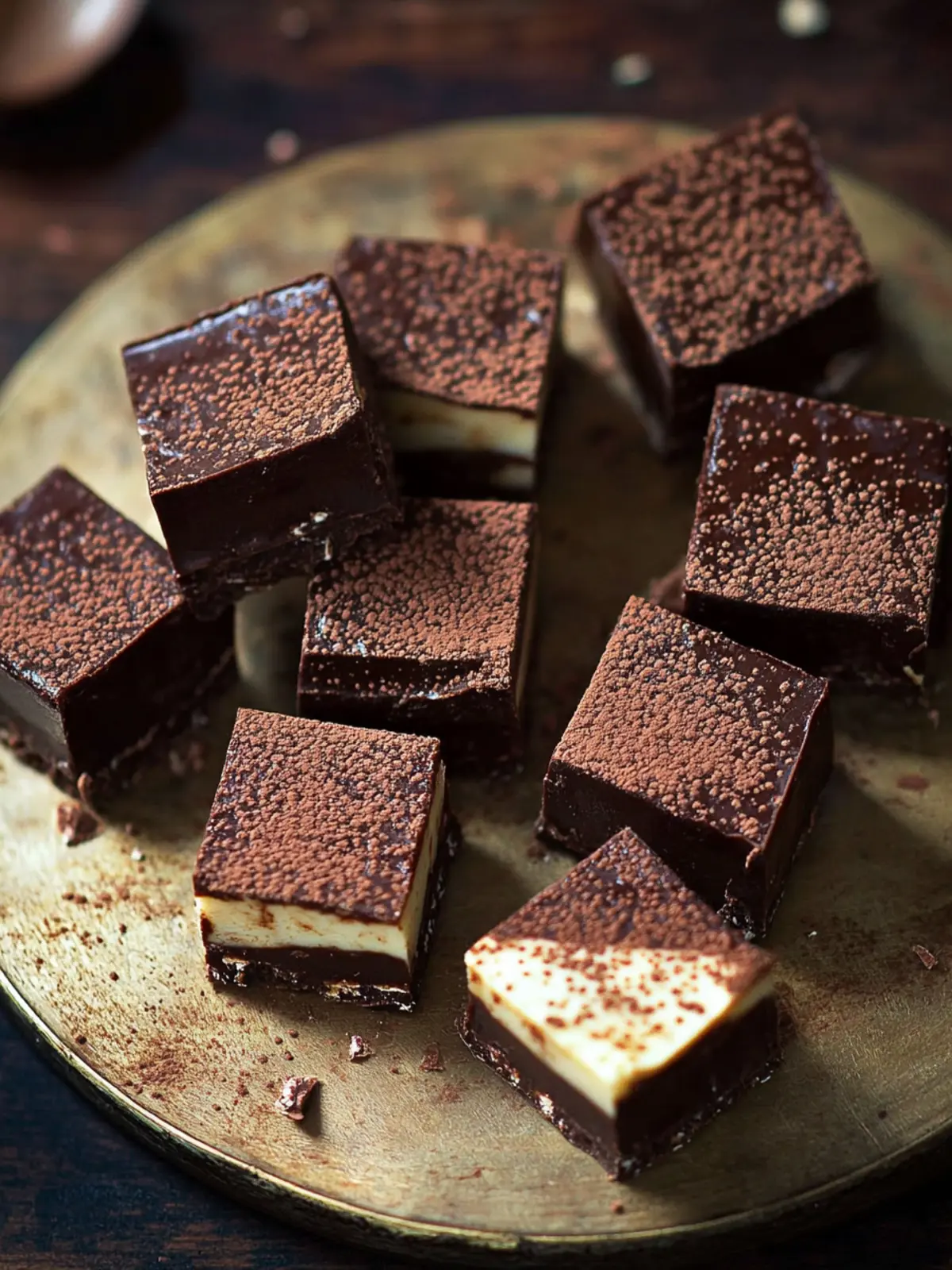 Decadent Easy 2-Layer Chocolate Burfi for Sweet Celebrations 2 Easy 2-Layer Chocolate Burfi
