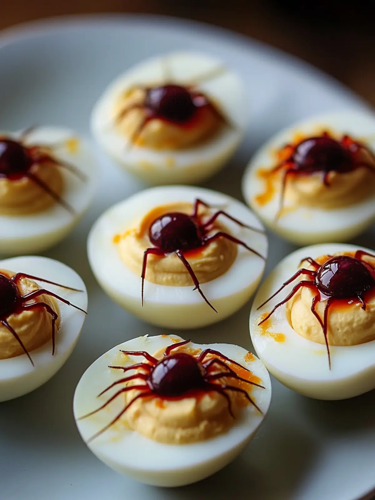 Creepy Crawly Deviled Eggs