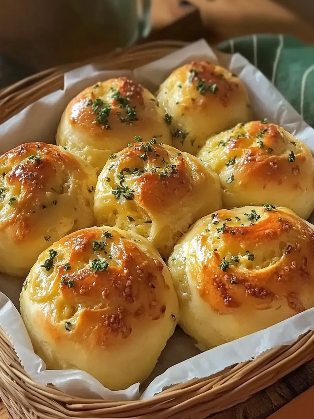 Buttery cheese Garlic Rolls