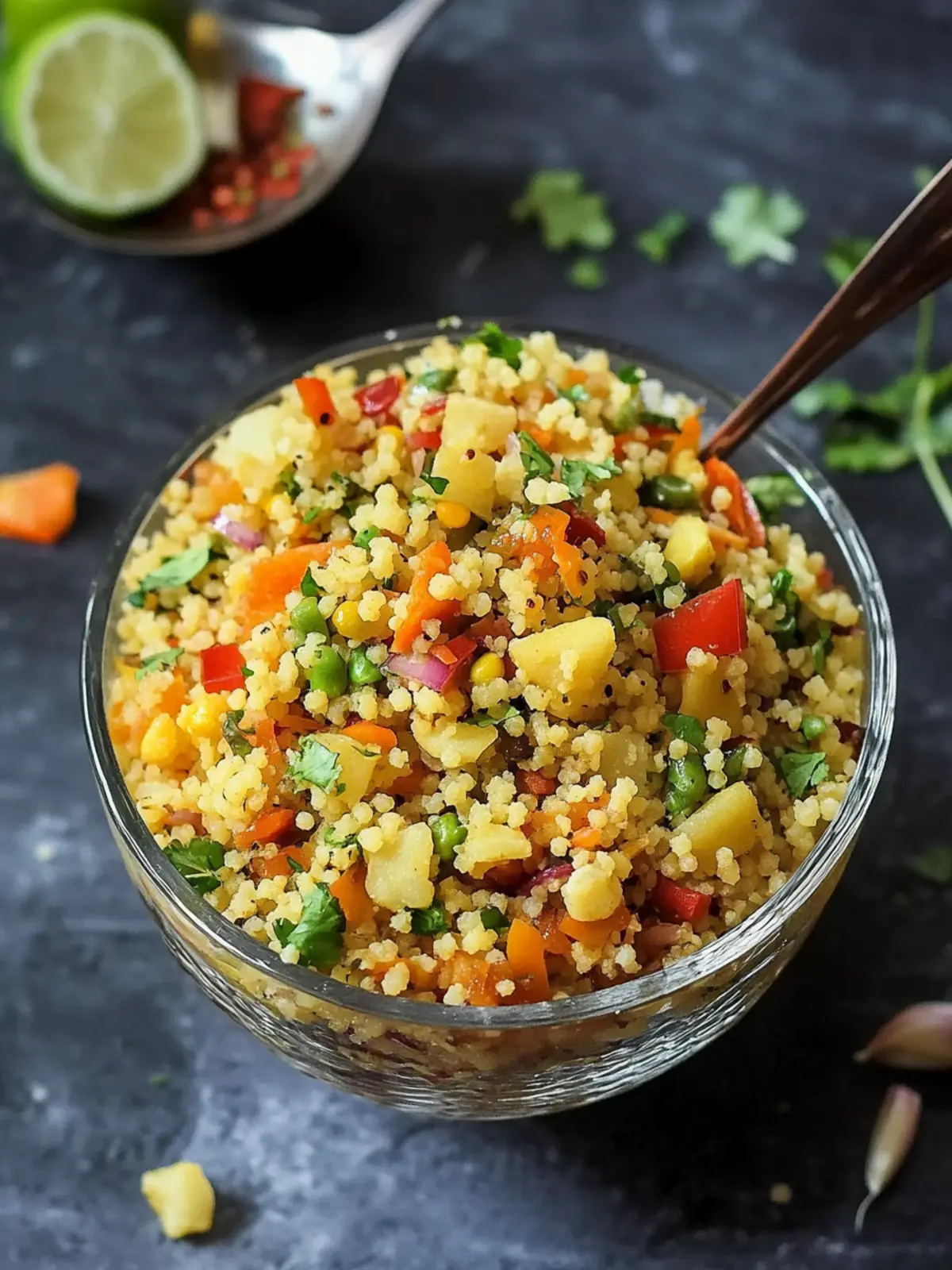 Couscous Bhel