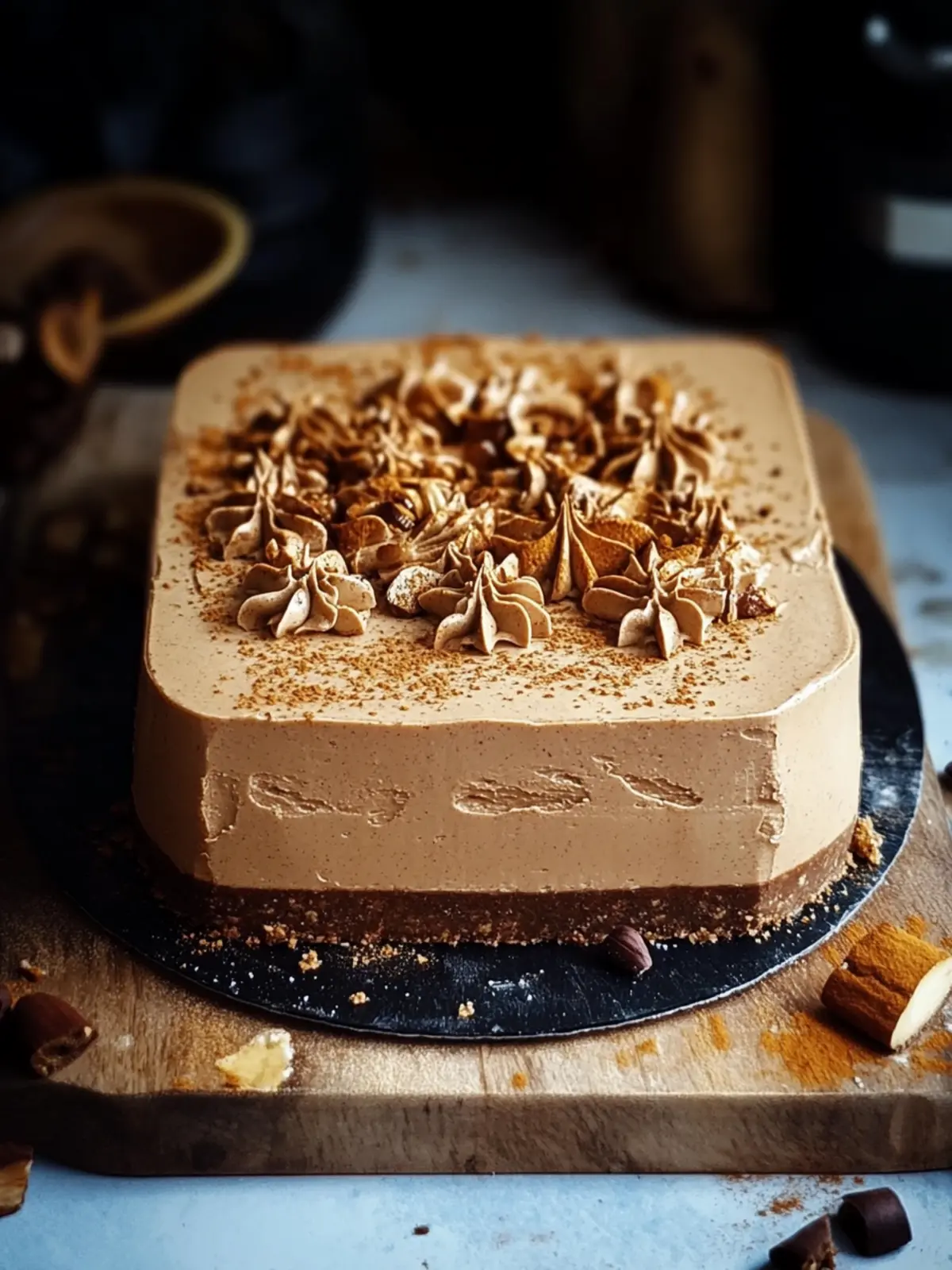 Delicious No-Bake Masala Chai Mousse Cake Ready in 30 Minutes 3 No-Bake Masala Chai Mousse Cake in 30 Minutes