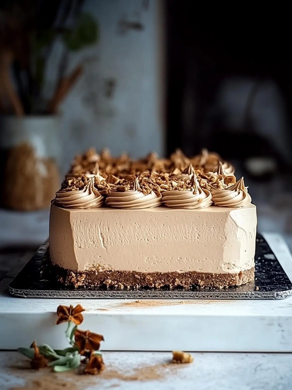 Delicious No-Bake Masala Chai Mousse Cake Ready in 30 Minutes 2 No-Bake Masala Chai Mousse Cake in 30 Minutes