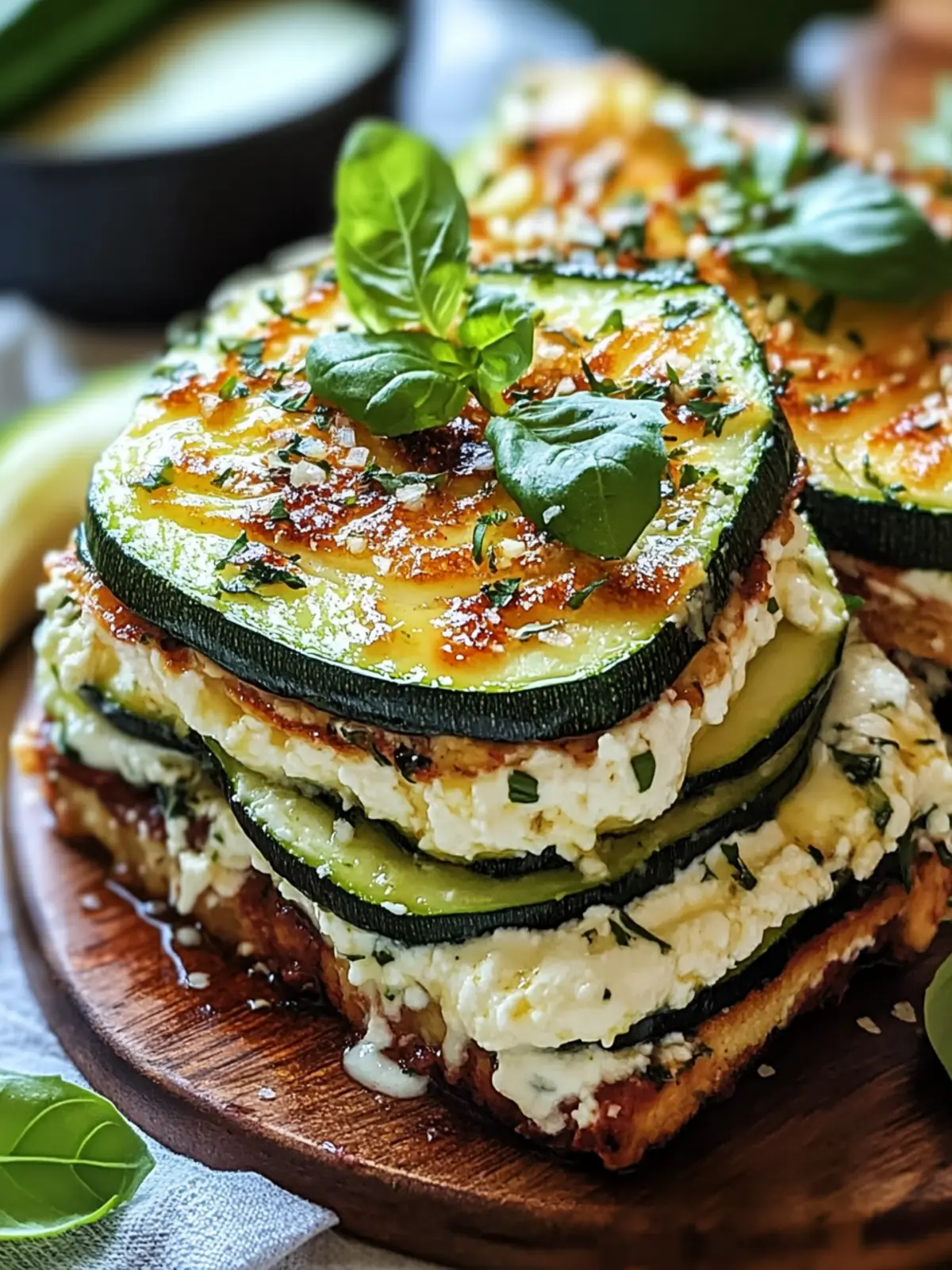 Irresistible Layered Zucchini Ricotta Melts