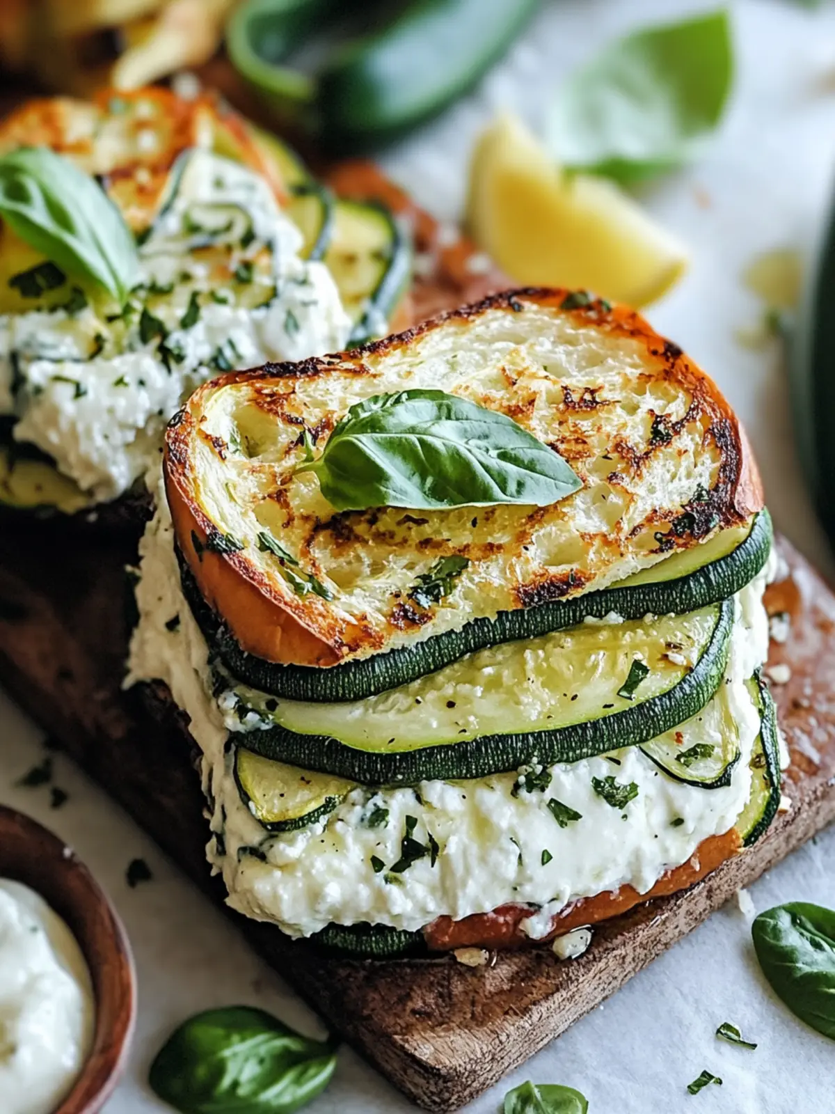 Zucchini Ricotta Melts