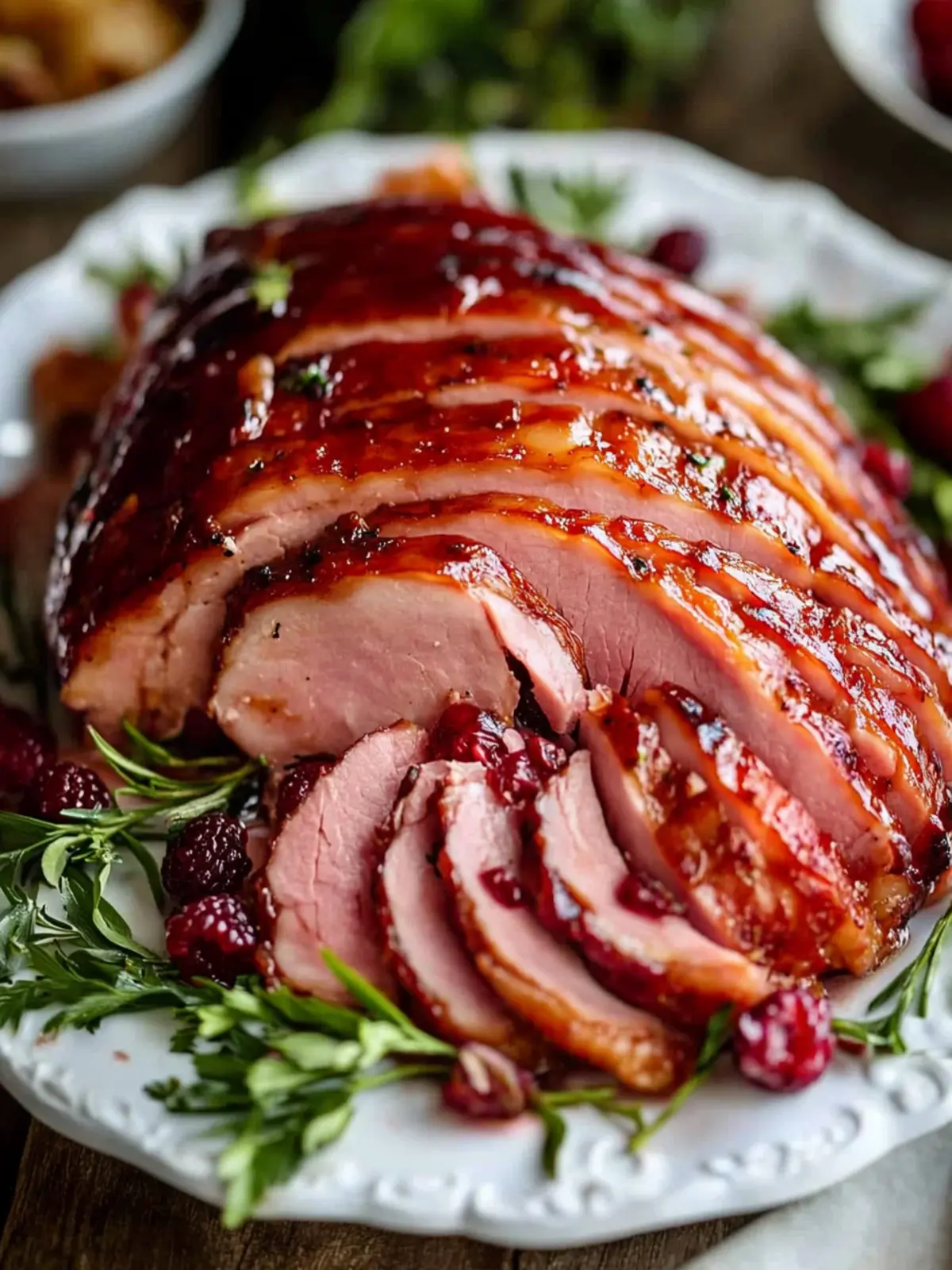 Irresistible Baked Ham with Raspberry Chipotle Glaze Recipe 3 Baked Ham with Raspberry Chipotle