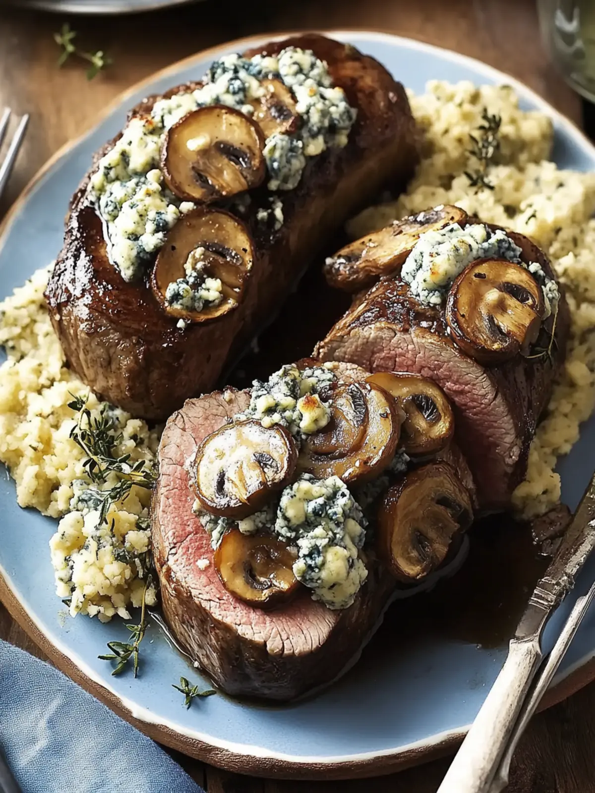 Savor Blue Cheese-Mushroom Stuffed Tenderloin for Gourmet Bliss 3 Savor Blue Cheese-Mushroom Stuffed Tenderloin