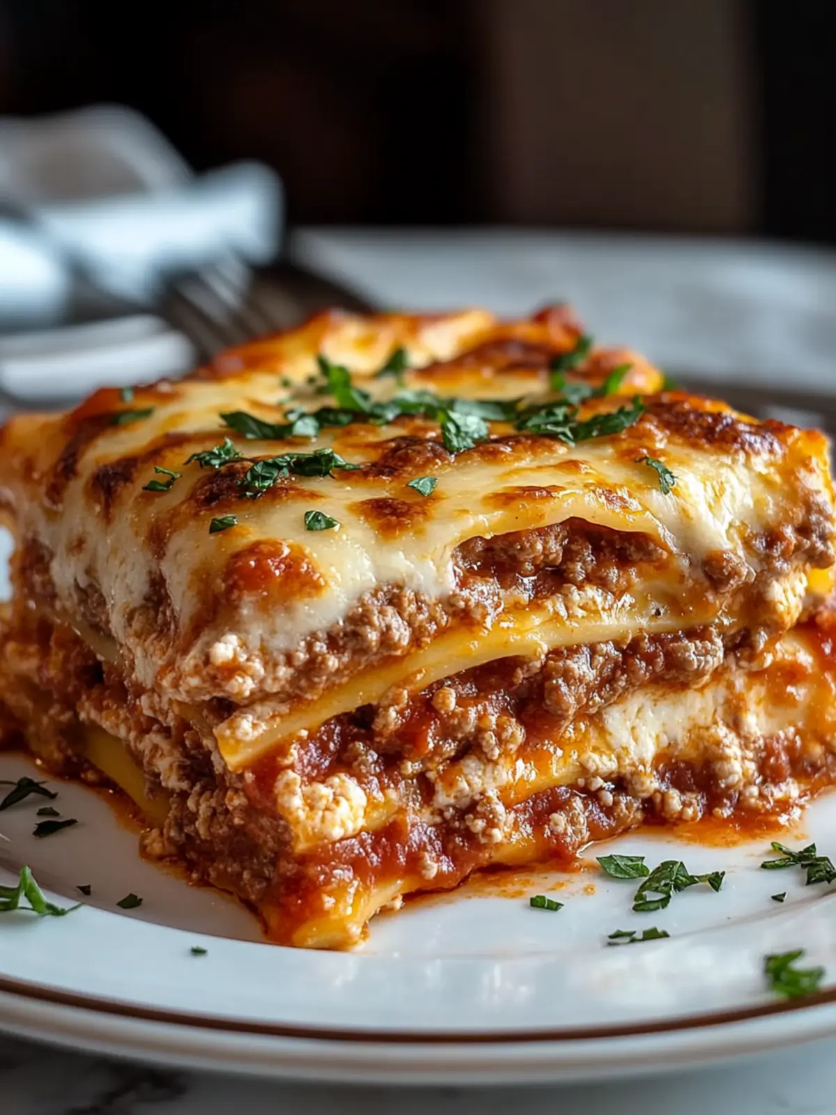 Savory Beef Lasagna: Comfort Food Your Family Will Love 4 Beef Lasagna