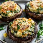 Easy Stuffed Portobello Mushrooms Recipe