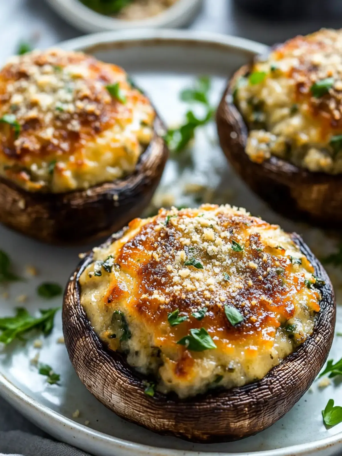 Easy Stuffed Portobello Mushrooms Recipe