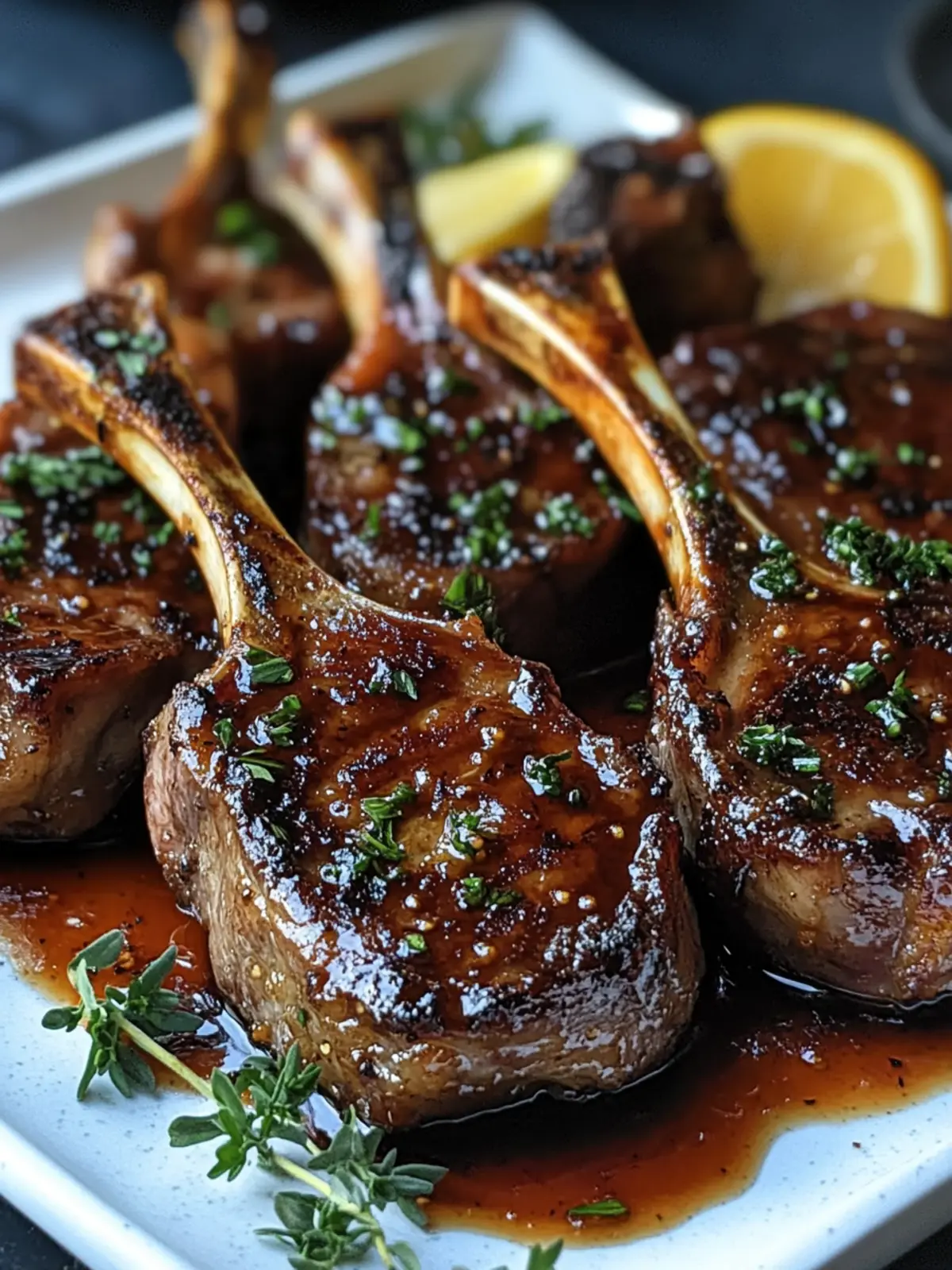 Irresistible Honey Garlic Lamb Chops with Sweet Glaze Recipe 3 Honey Garlic Lamb Chops with Sweet Glaze