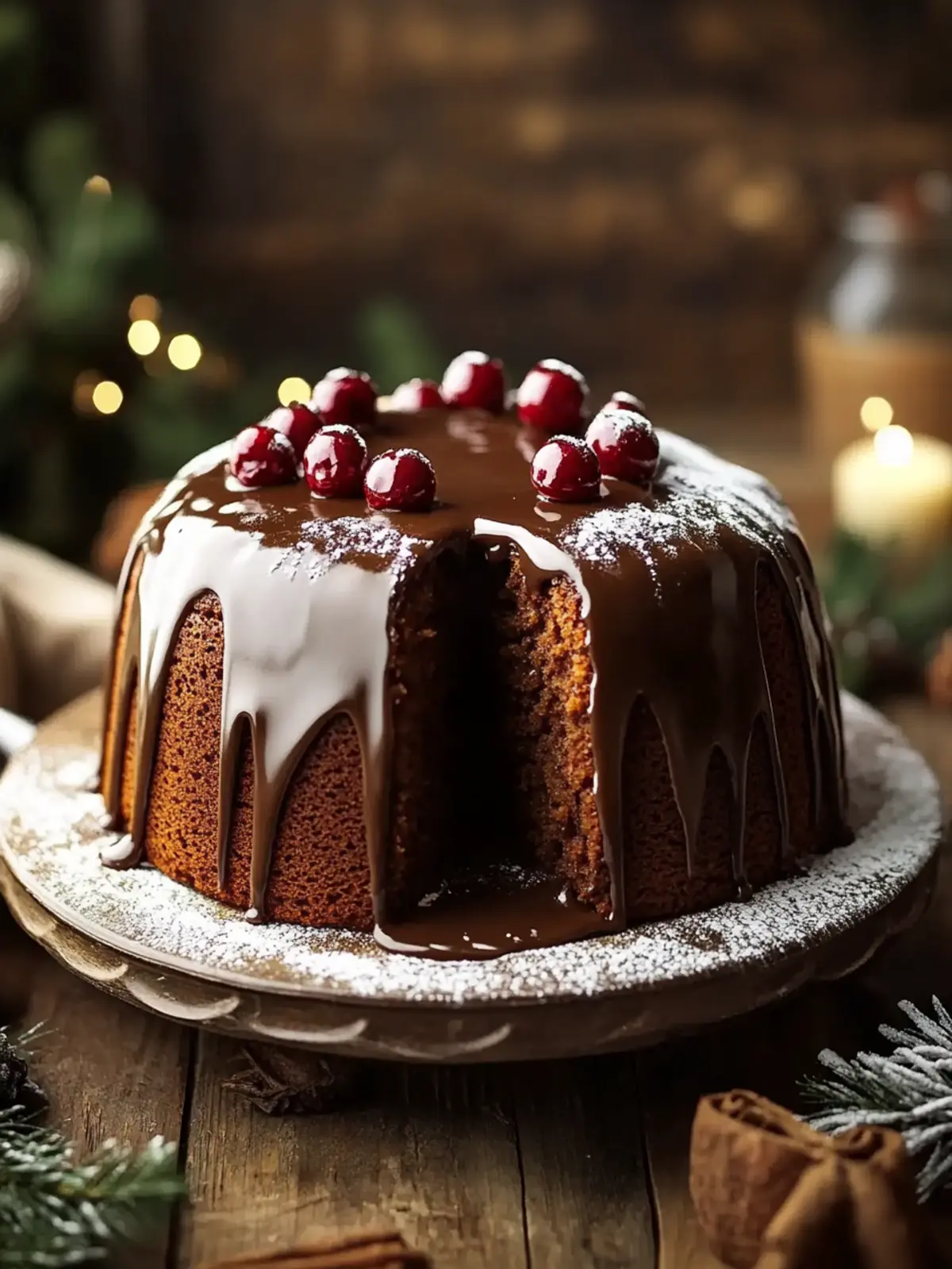 Christmas Gingerbread Cake Recipe with Irresistible Molasses Glaze 2 Christmas Gingerbread Cake Recipe with Perfect Molasses Glaze