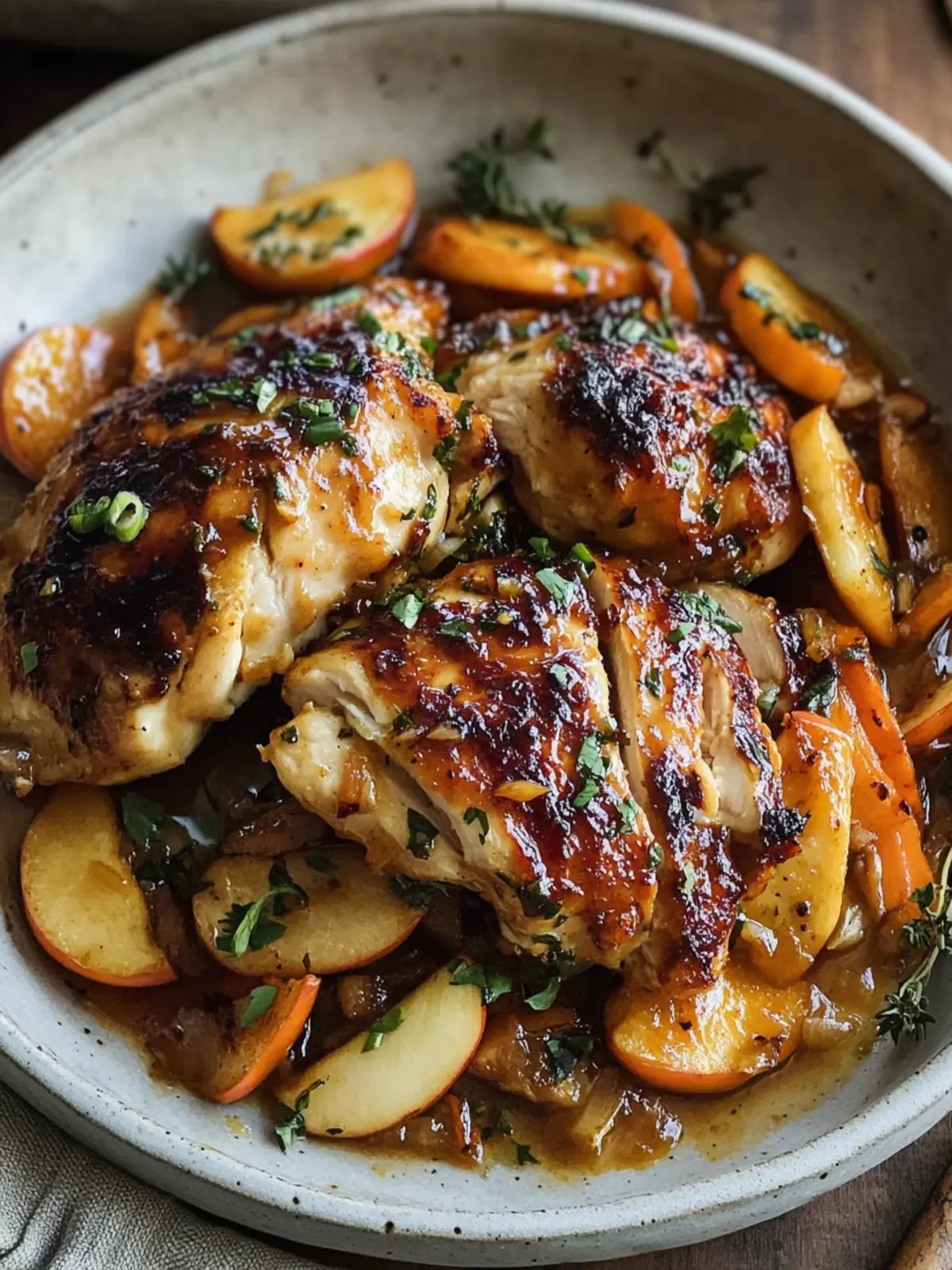 Sticky Apple Cider Chicken with Crisp Autumn Slaw Delight 2 Sticky Apple Cider Chicken with Crisp Autumn