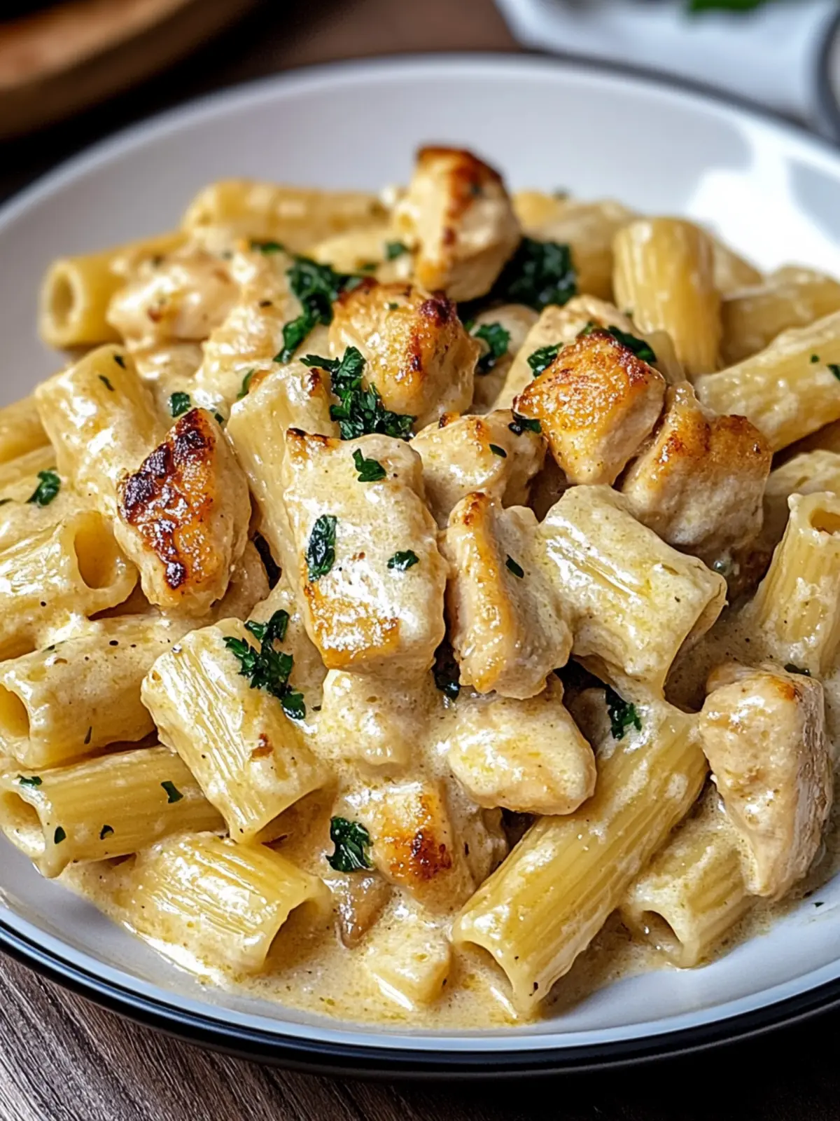 Creamy Garlic Butter Chicken Rigatoni Bliss for Cozy Nights 3 Creamy Garlic Butter Chicken Rigatoni Bliss