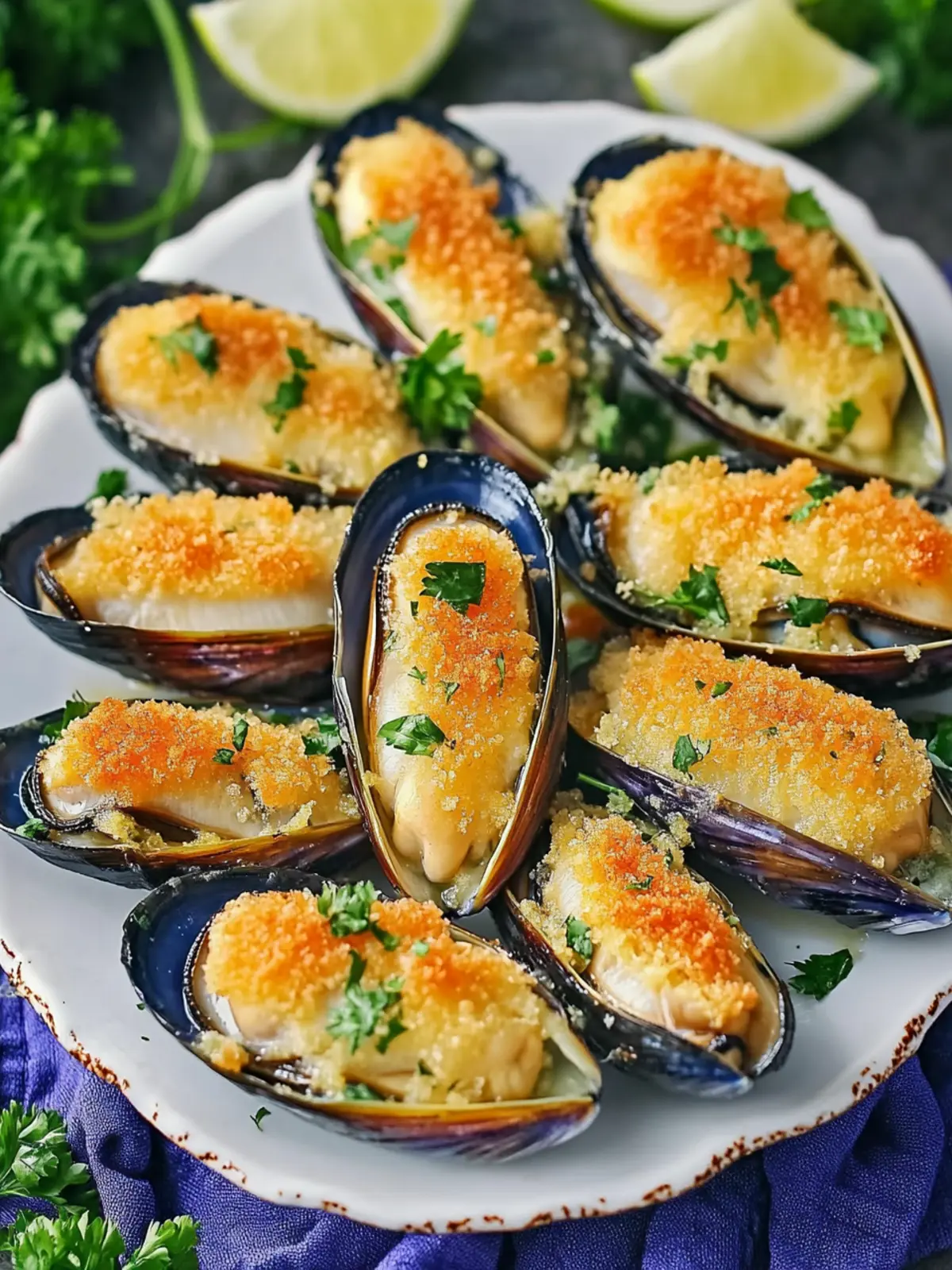 Savory Stuffed Baked Mussels (Baked Tahong) with Garlic Bliss 4 Stuffed Baked Mussels (Baked Tahong)