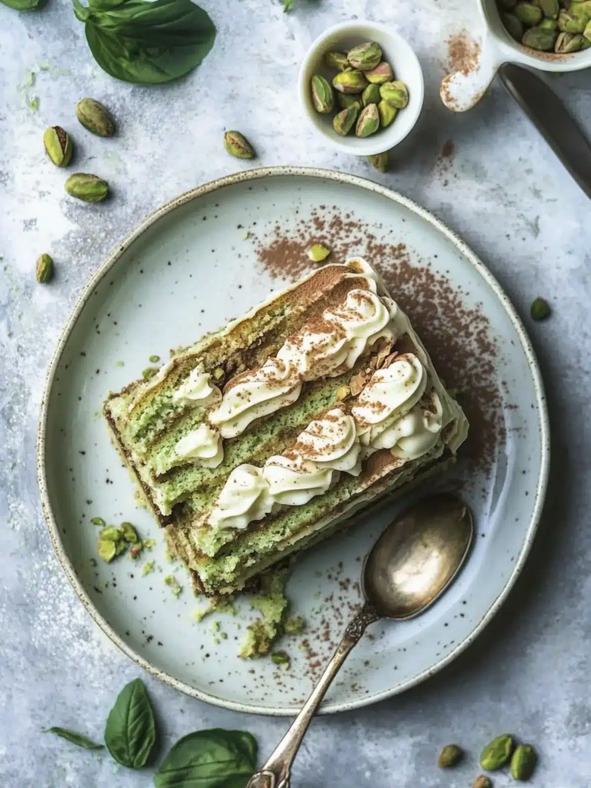 Irresistible Pistachio Tiramisu - No-Bake & Simply Divine 2 Pistachio Tiramisu