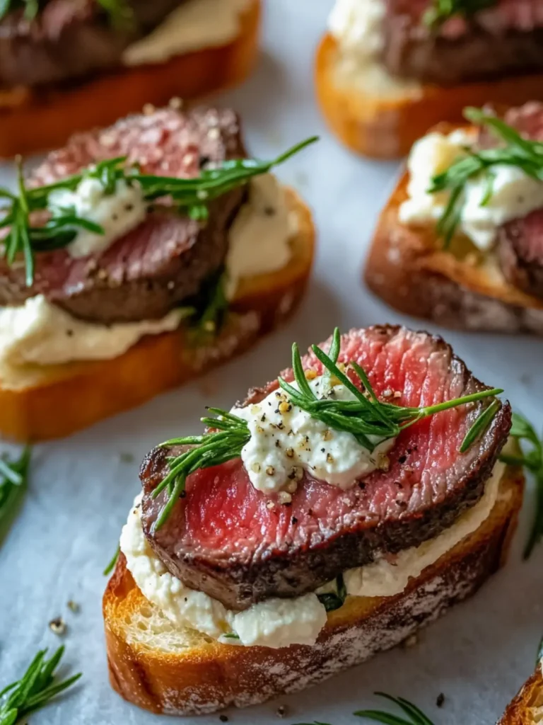 Best Filet Mignon Crostini