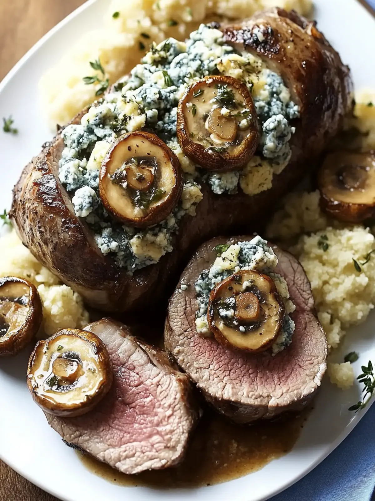 Savor Blue Cheese-Mushroom Stuffed Tenderloin for Gourmet Bliss 2 Savor Blue Cheese-Mushroom Stuffed Tenderloin