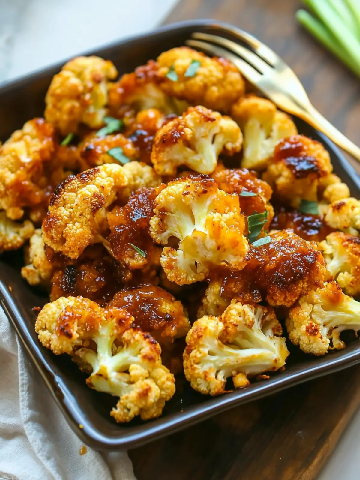 Baked Orange Cauliflower