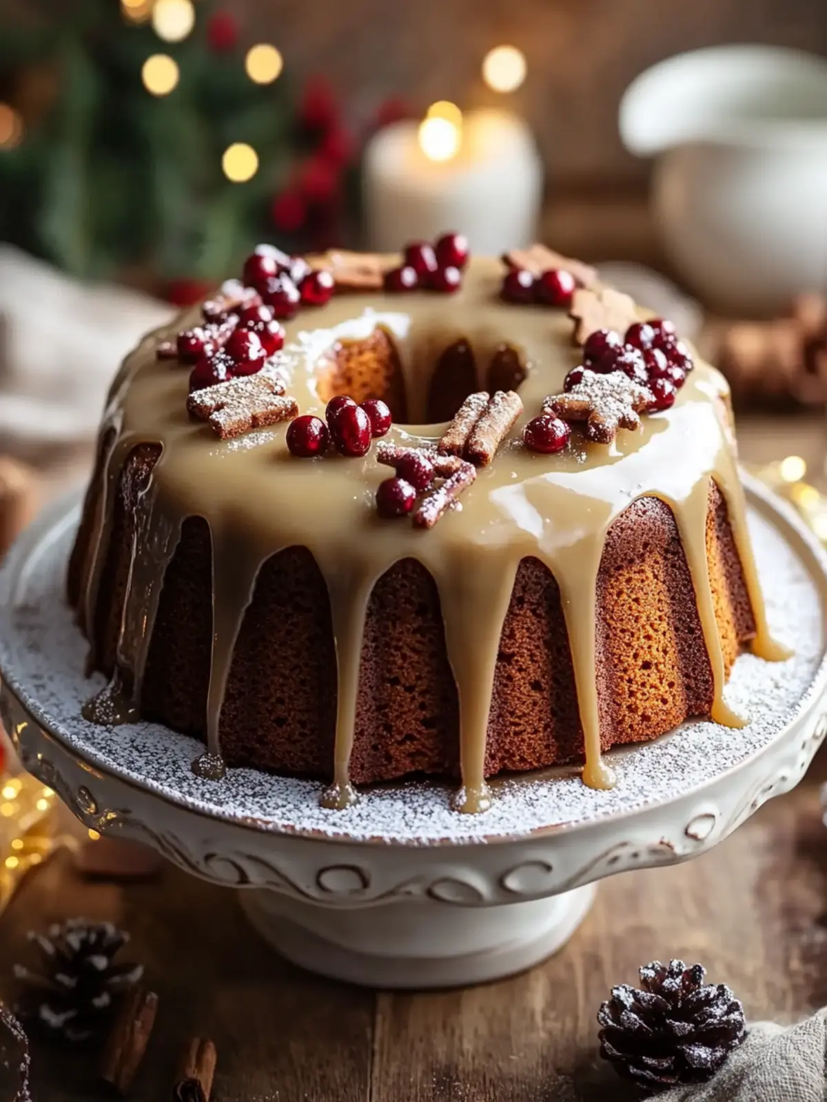 Christmas Gingerbread Cake Recipe with Irresistible Molasses Glaze 4 Christmas Gingerbread Cake Recipe with Perfect Molasses Glaze