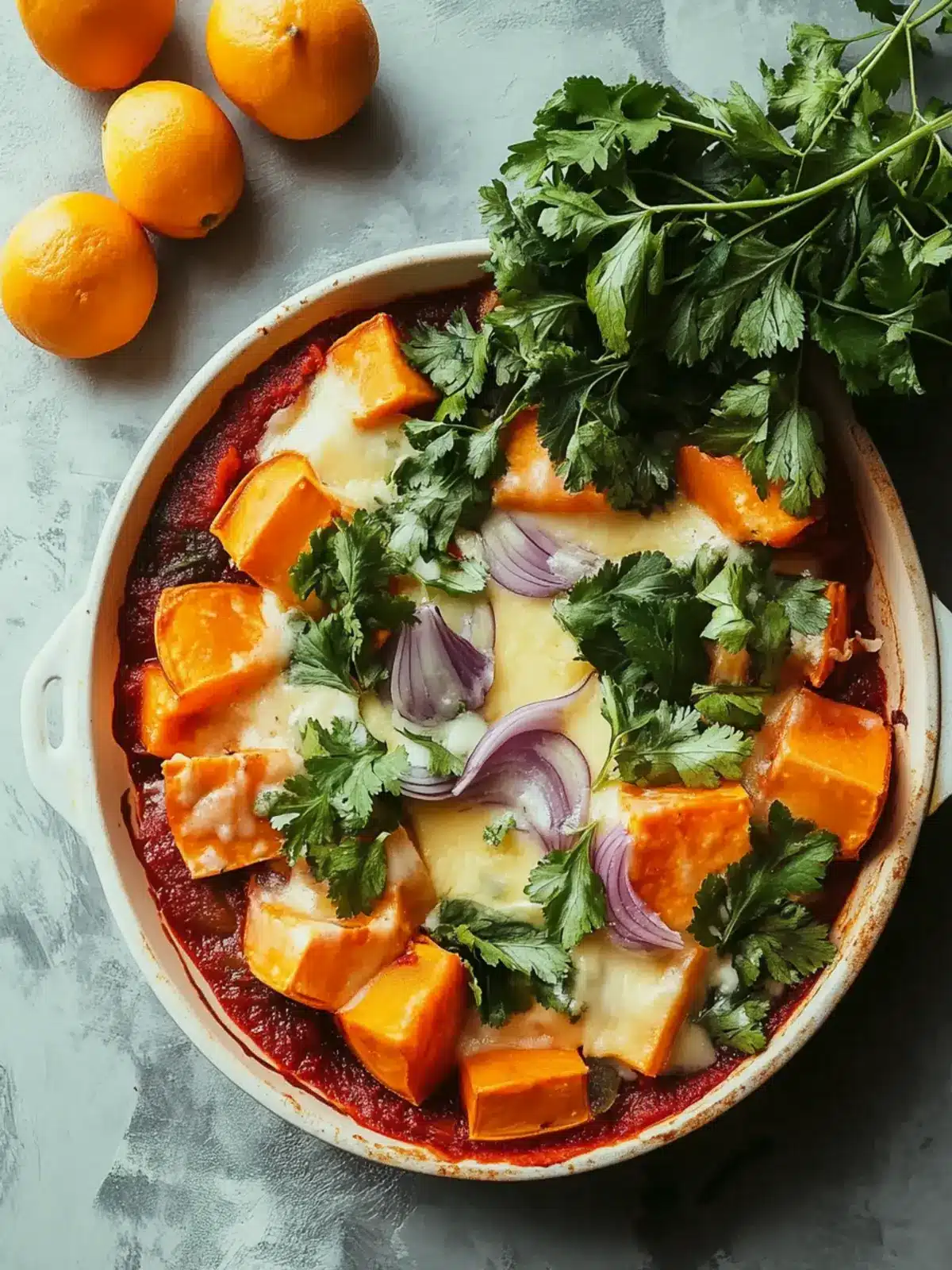 Savory Sweet Potato and Black Bean Enchilada: A Vegetarian Delight 3 Vegetarian Delight