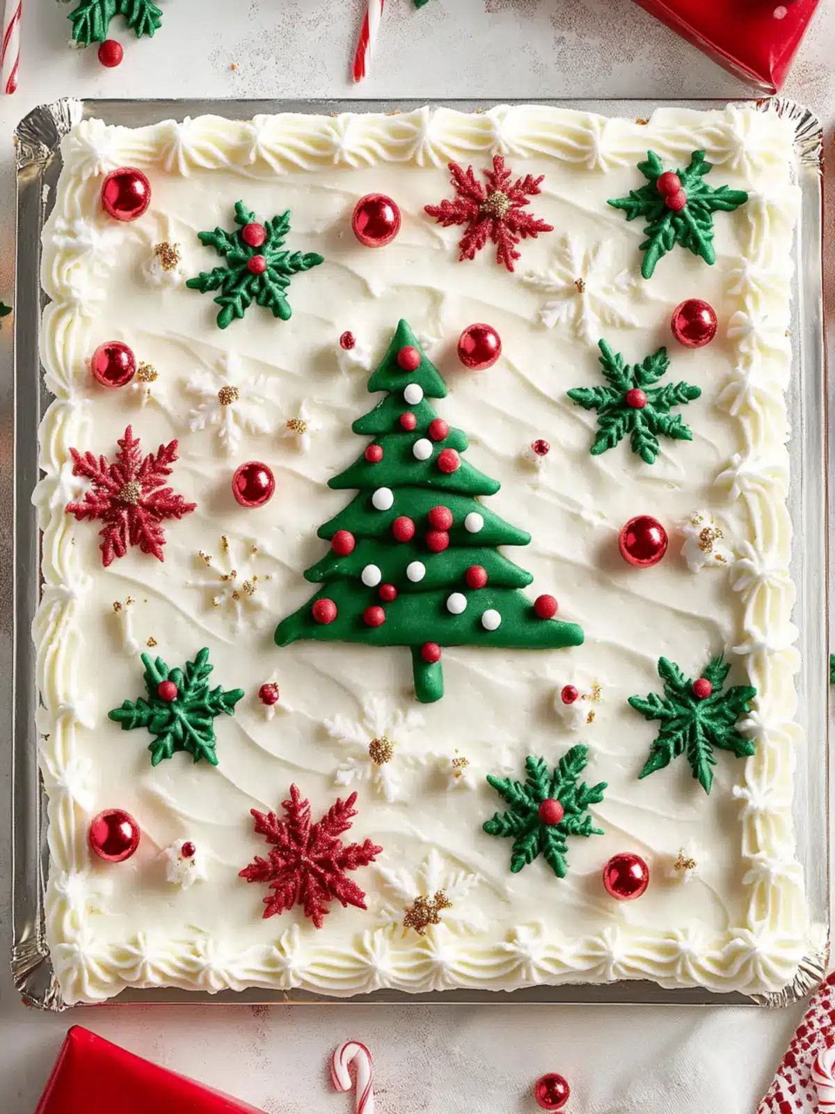 Delicious Christmas Sheet Cake Perfect for Festive Celebrations 2 Christmas Sheet Cake