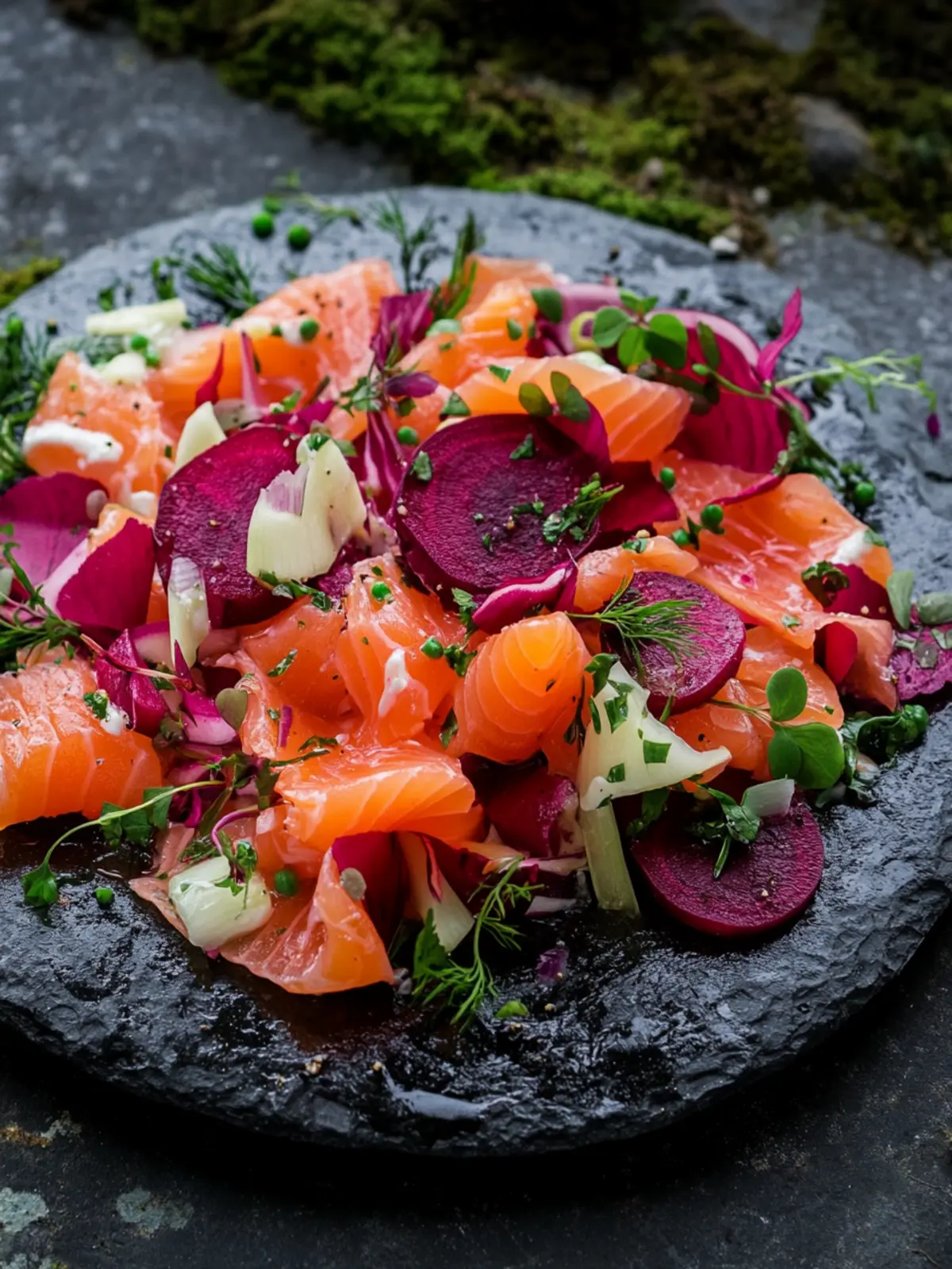 Delicious Smoked Salmon & Beetroot Salad for Festive Gatherings 2 Smoked Salmon & beetroot Salad