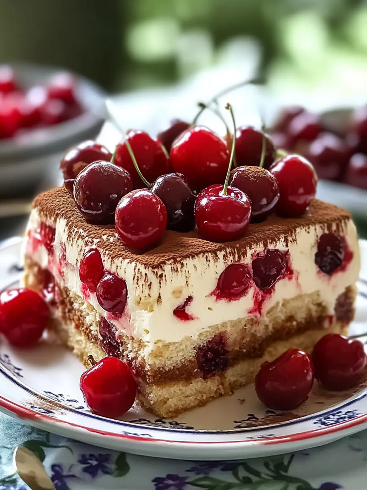 Indulge Yourself with Cherry Amaretto Tiramisu Dessert 5 Cherry Amaretto Tiramisu Dessert