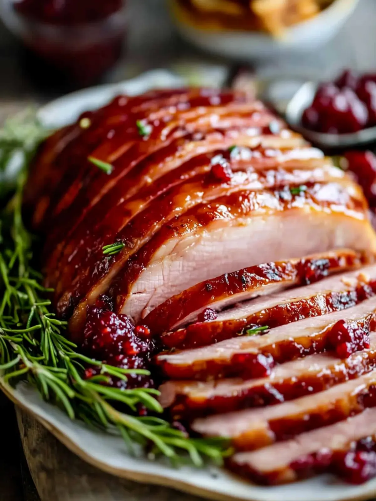 Irresistible Baked Ham with Raspberry Chipotle Glaze Recipe 5 Baked Ham with Raspberry Chipotle