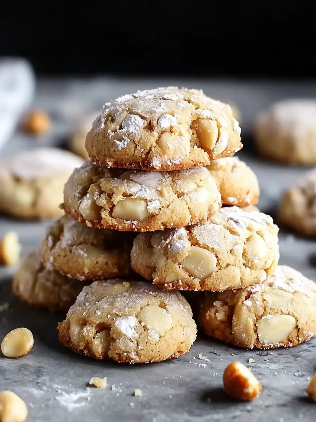 Melt-in-Your-Mouth Macadamia Nut Cookies for the Holidays 2 Macadamia Nut Cookies