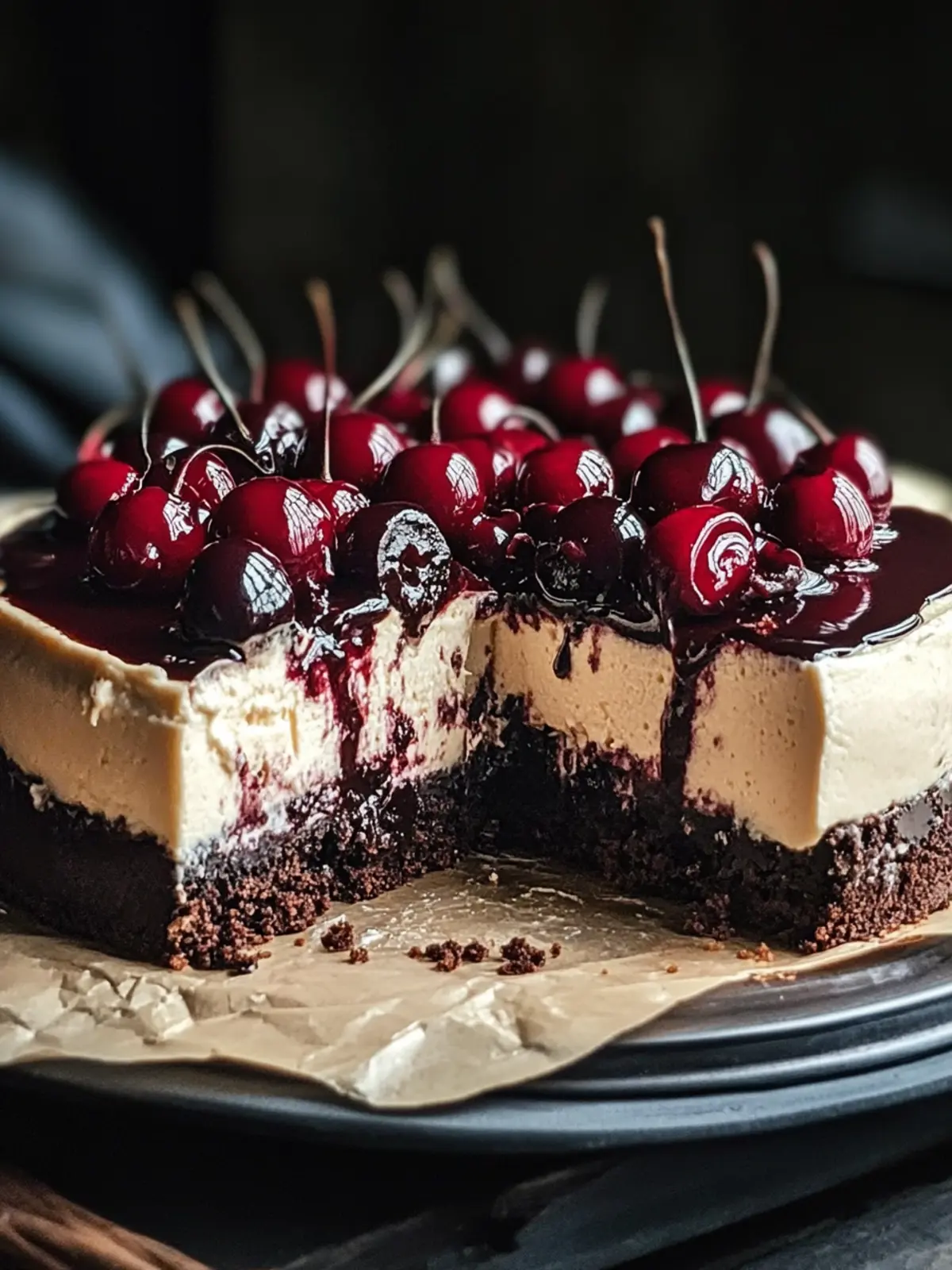 Decadent Black Forest Cheesecake for Sweet Celebrations 2 Decadent Black Forest Cheesecake