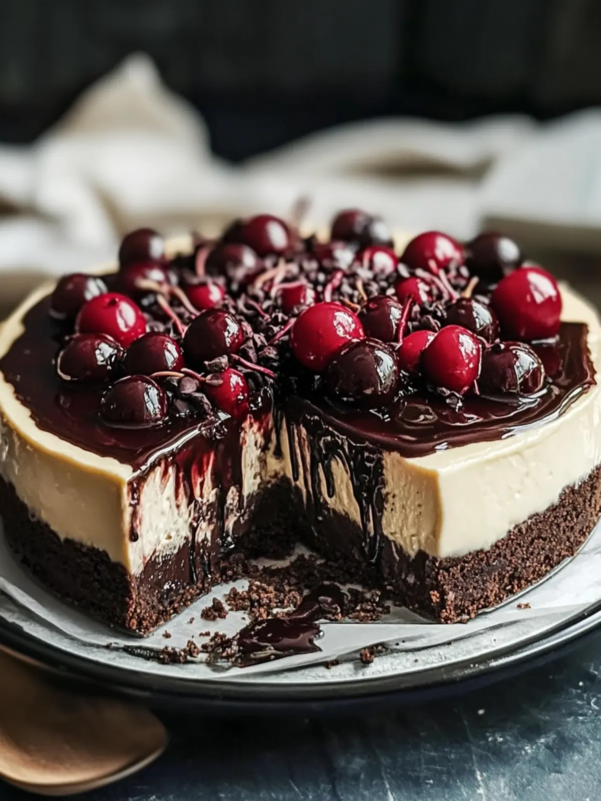 Decadent Black Forest Cheesecake for Sweet Celebrations 4 Decadent Black Forest Cheesecake