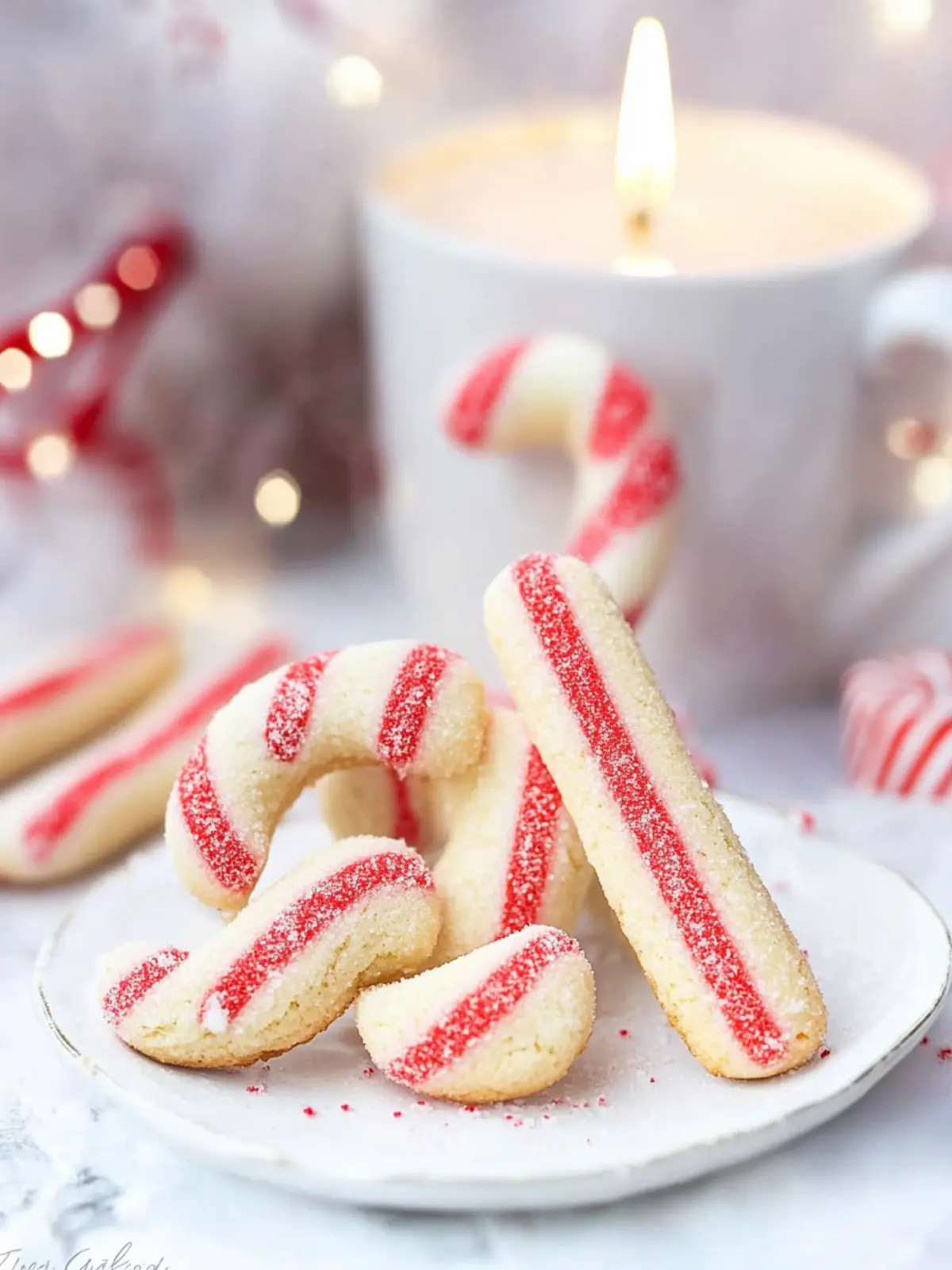 Candy Cane Cookies with a Festive Two-Tone Twist 5 Candy Cane Cookies