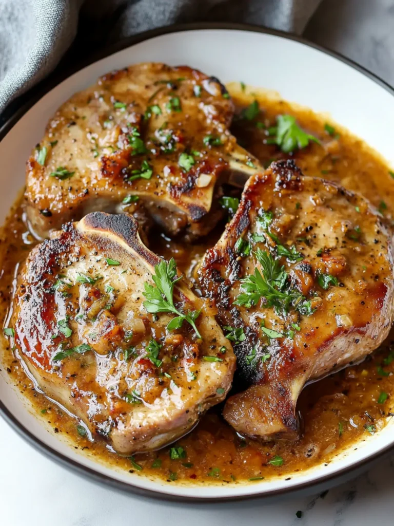 Juicy & Flavorful Smothered Pork Chops