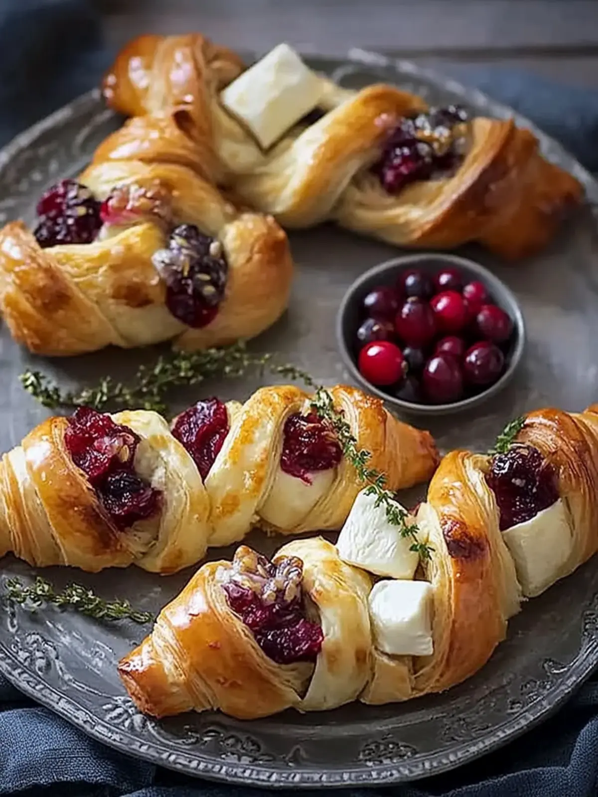 Brie & Cranberry Twists: A Tasty Treat for Any Celebration 5 Brie & cranberry twists