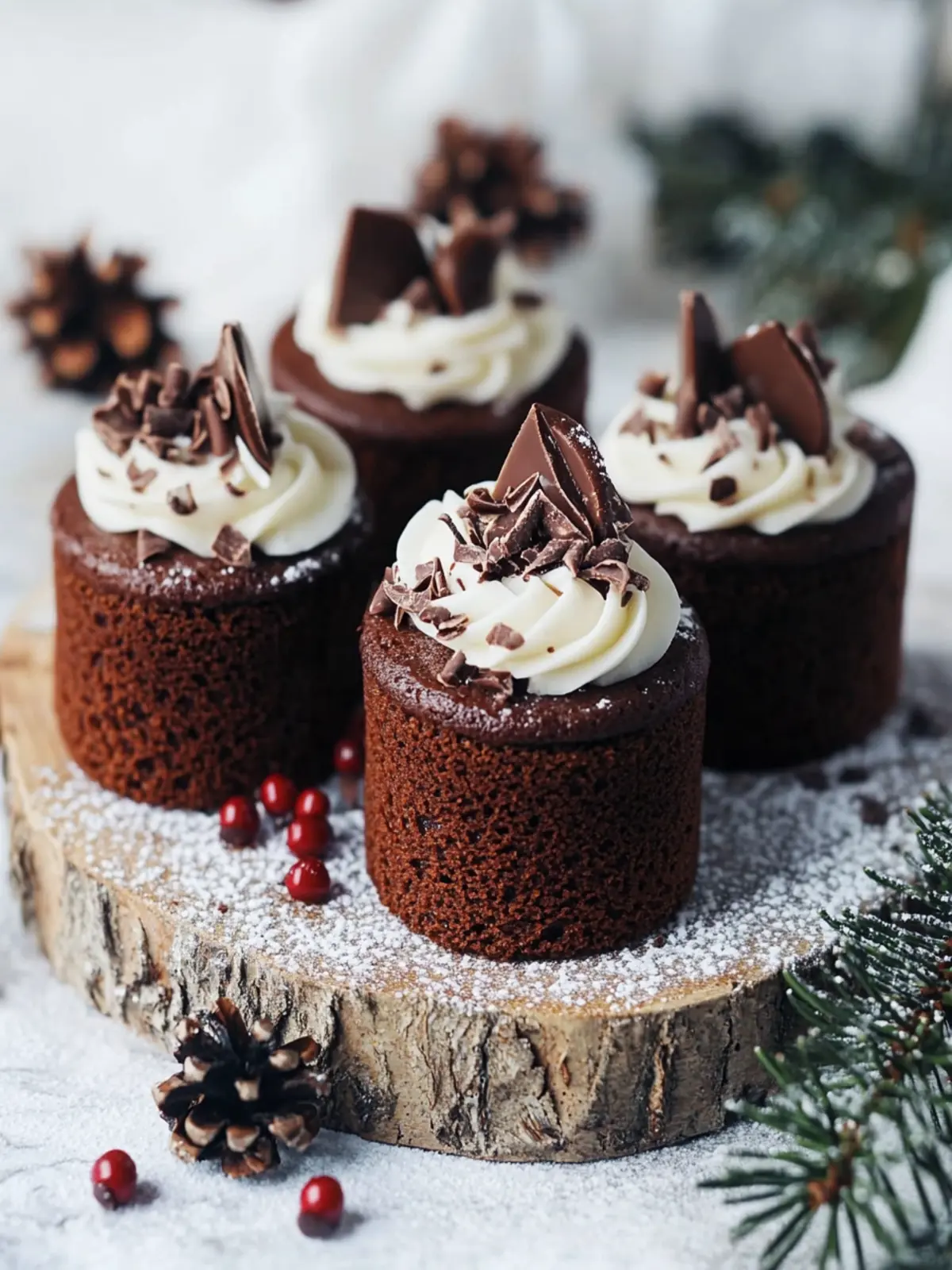 Delightful Chocolate Gingerbread Mini Cakes for Festive Cheer 5 Chocolate Gingerbread Mini Cakes